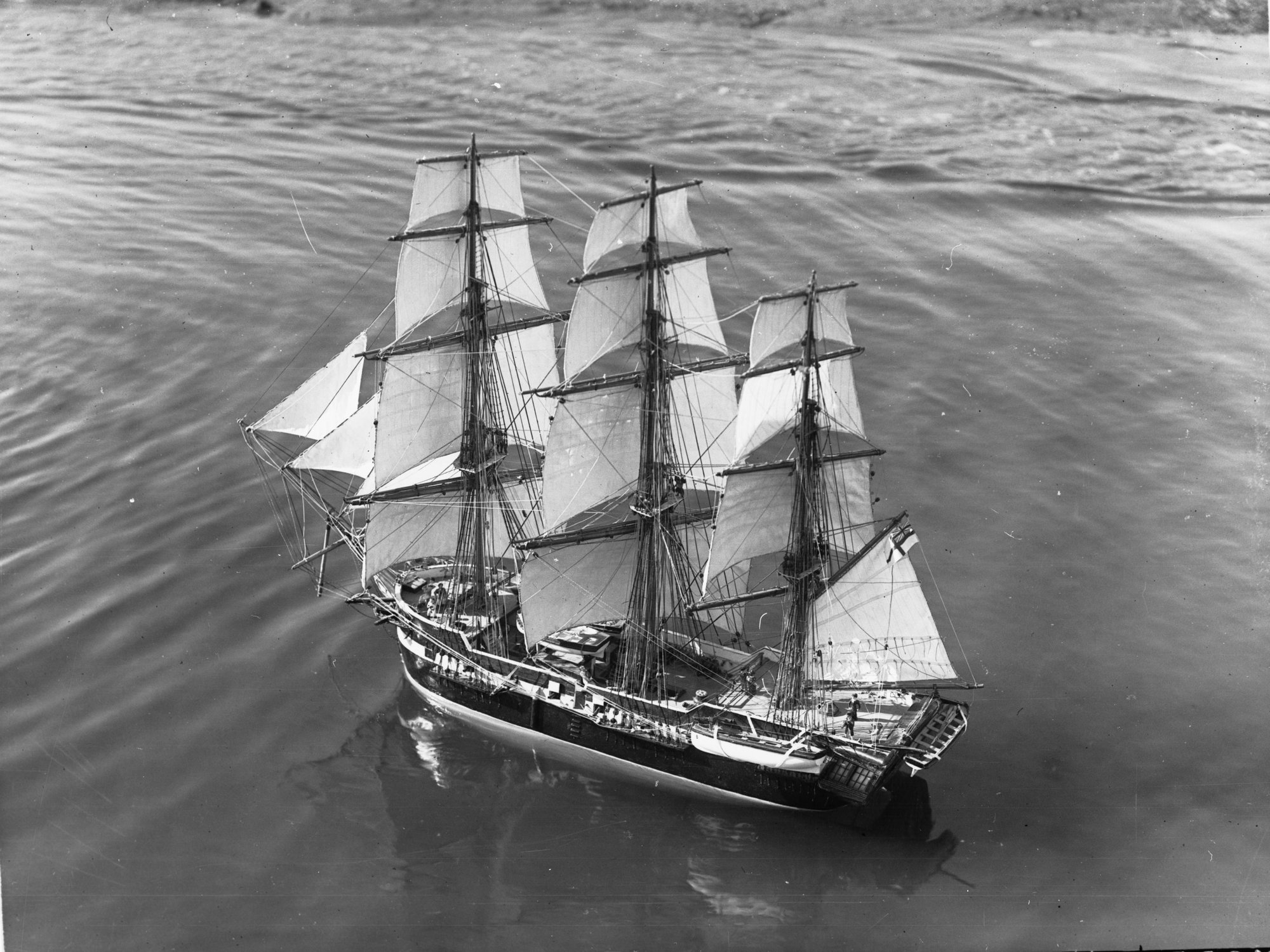 Model of the HMS Buffalo taken at Glenelg
