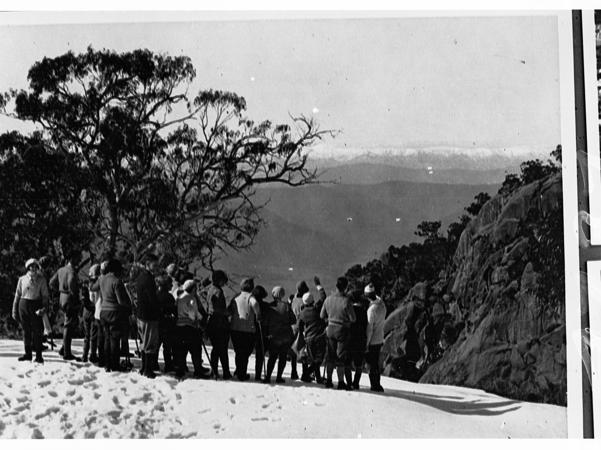 Mountain Climbers on Top of Mountain