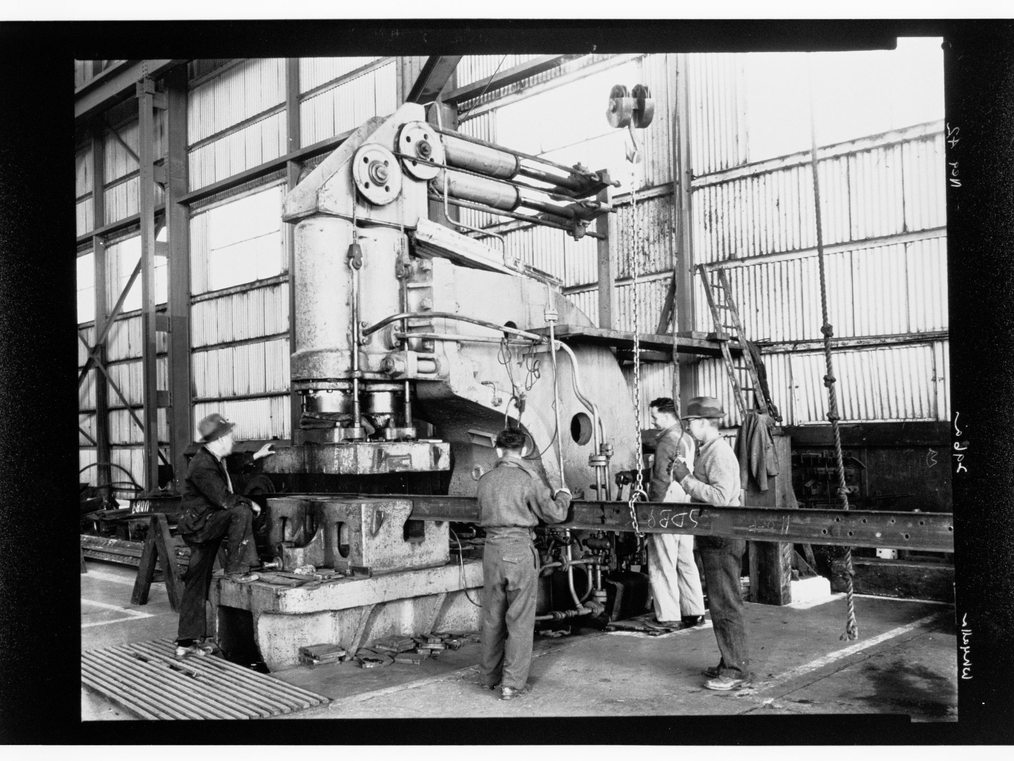 Whyalla - men using industrial equipment