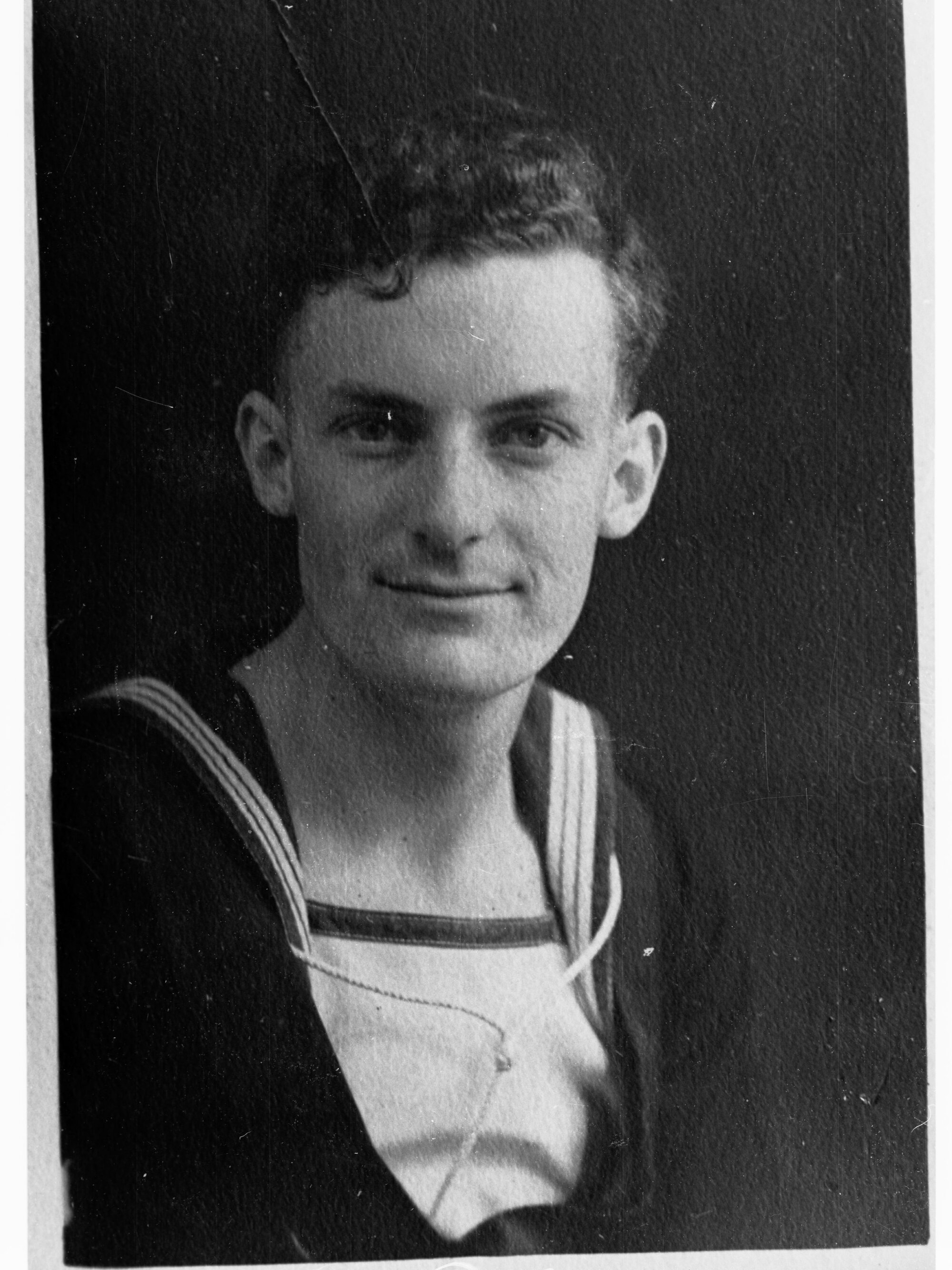 Portrait of man enlisted in Royal Australian Navy - photo copied for Roll of Honour