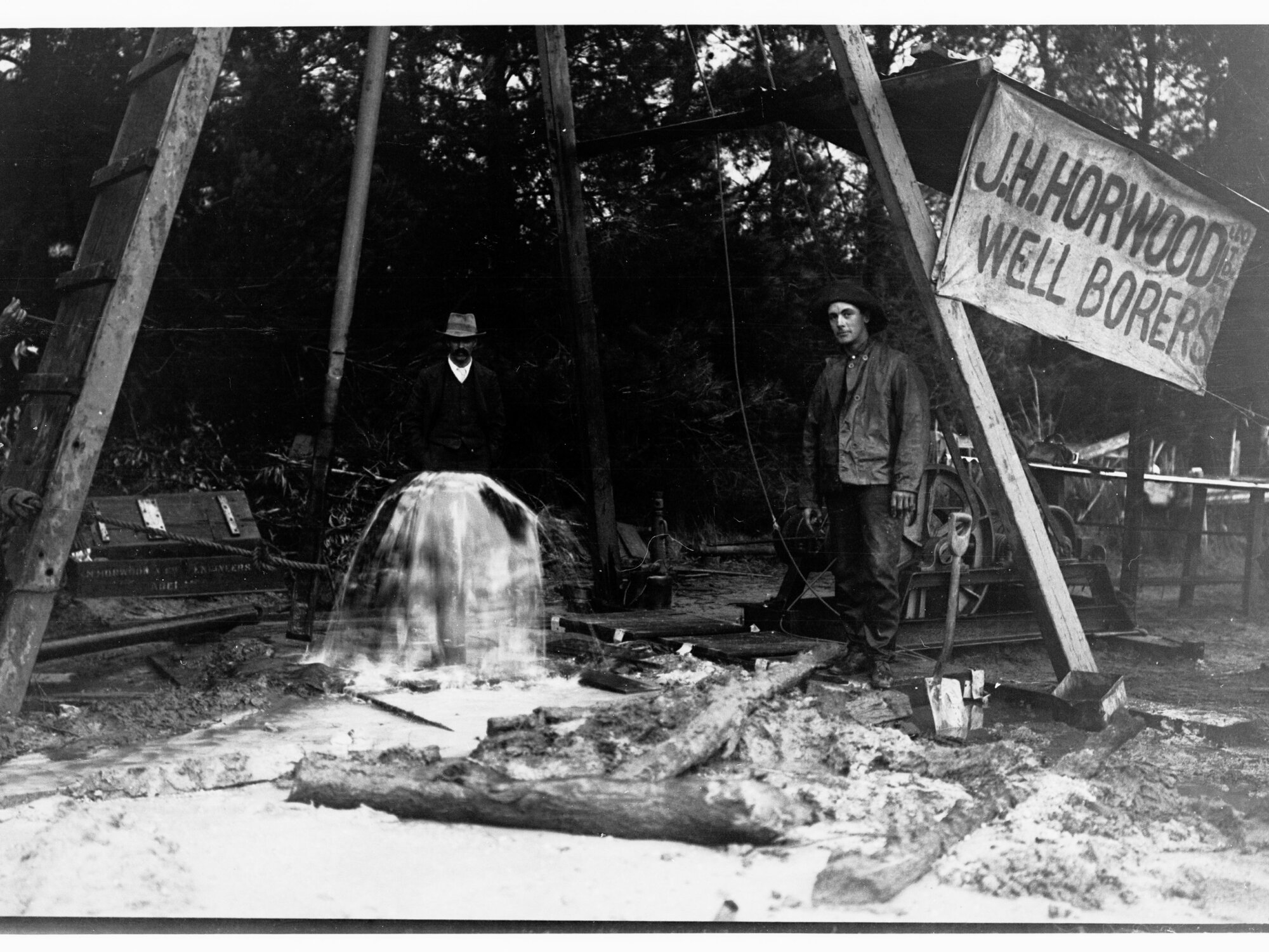 Bore water well