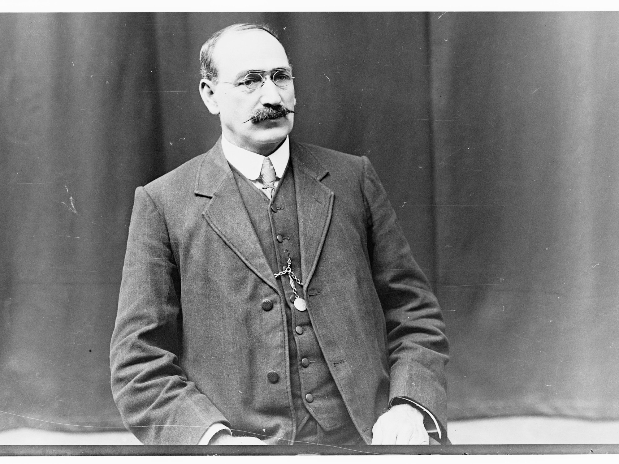 A portrait of politician Frederick William Coneybeer 