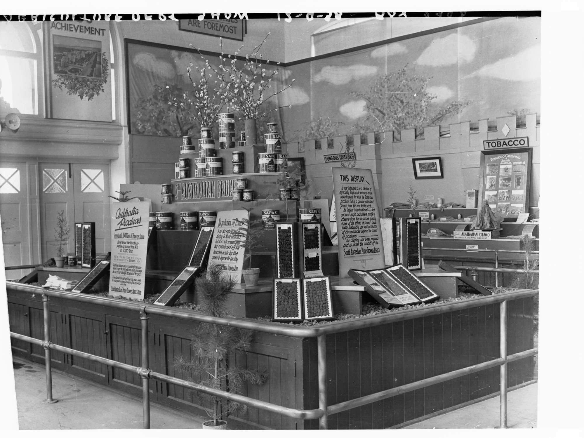 Agricultural Display showing South Australian Produce at Royal Adelaide Show