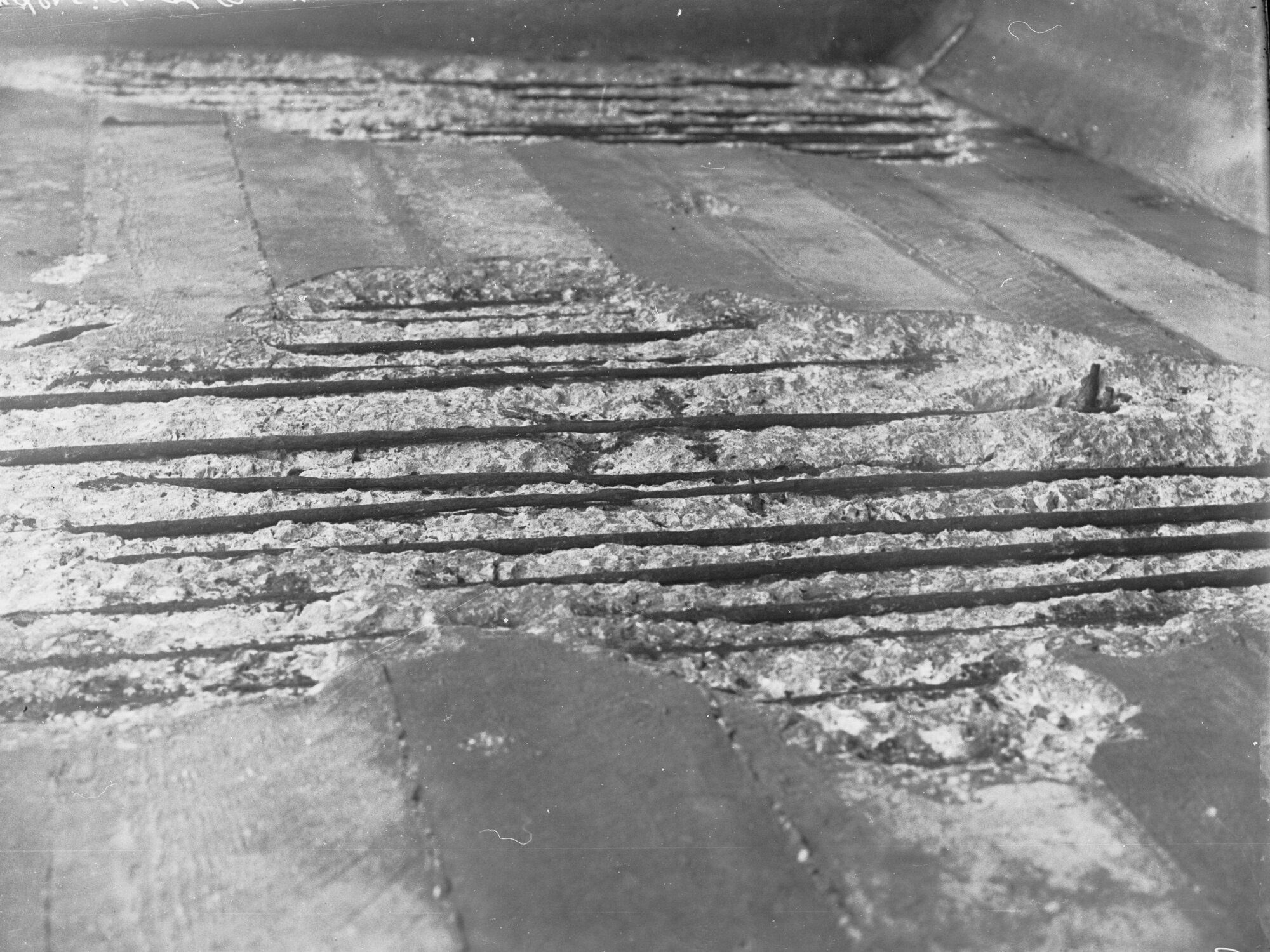 Sugar Company's wharf at Port Adelaide - underside of decking