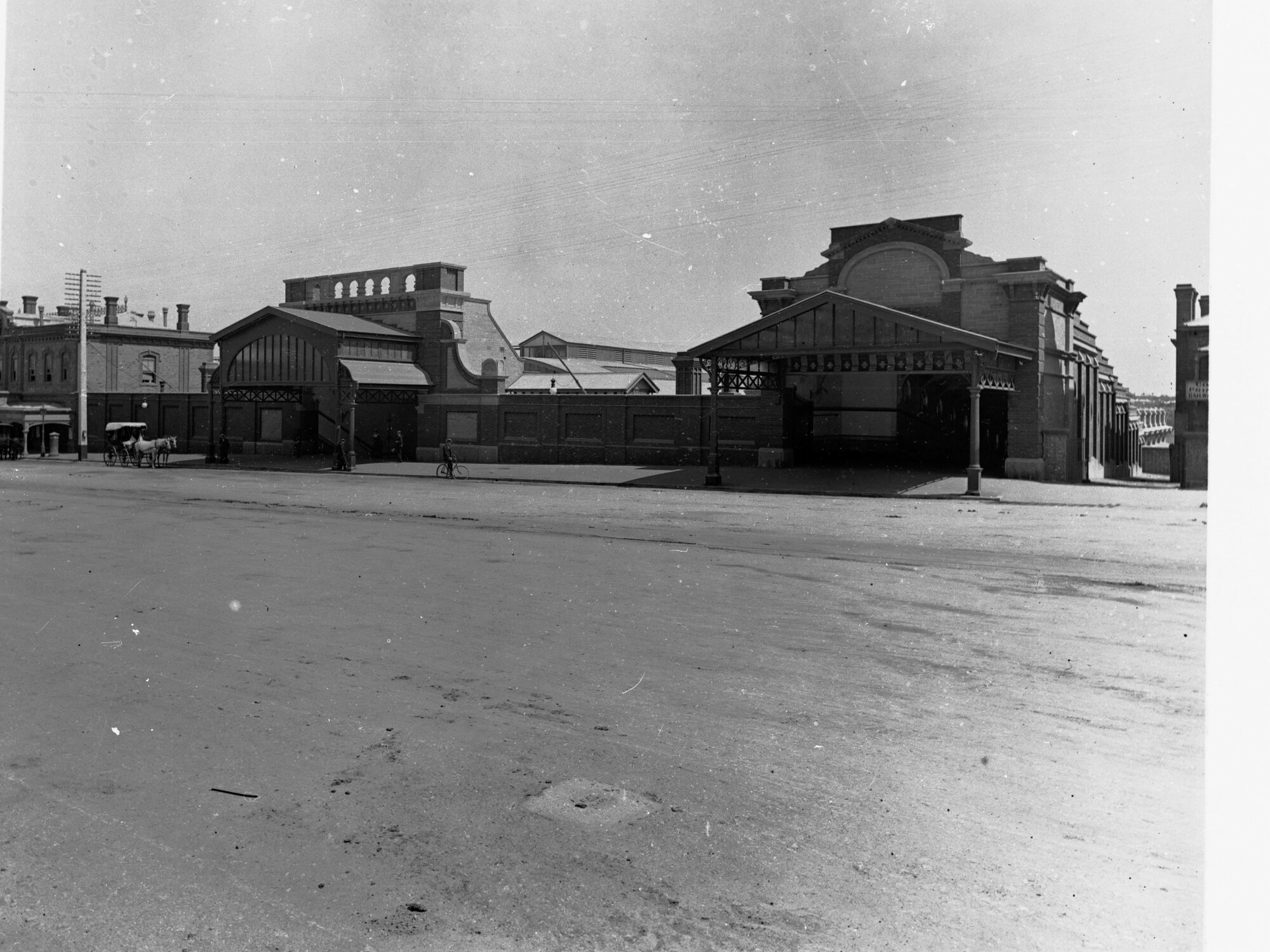Front View of Old Adelaide Railway Station