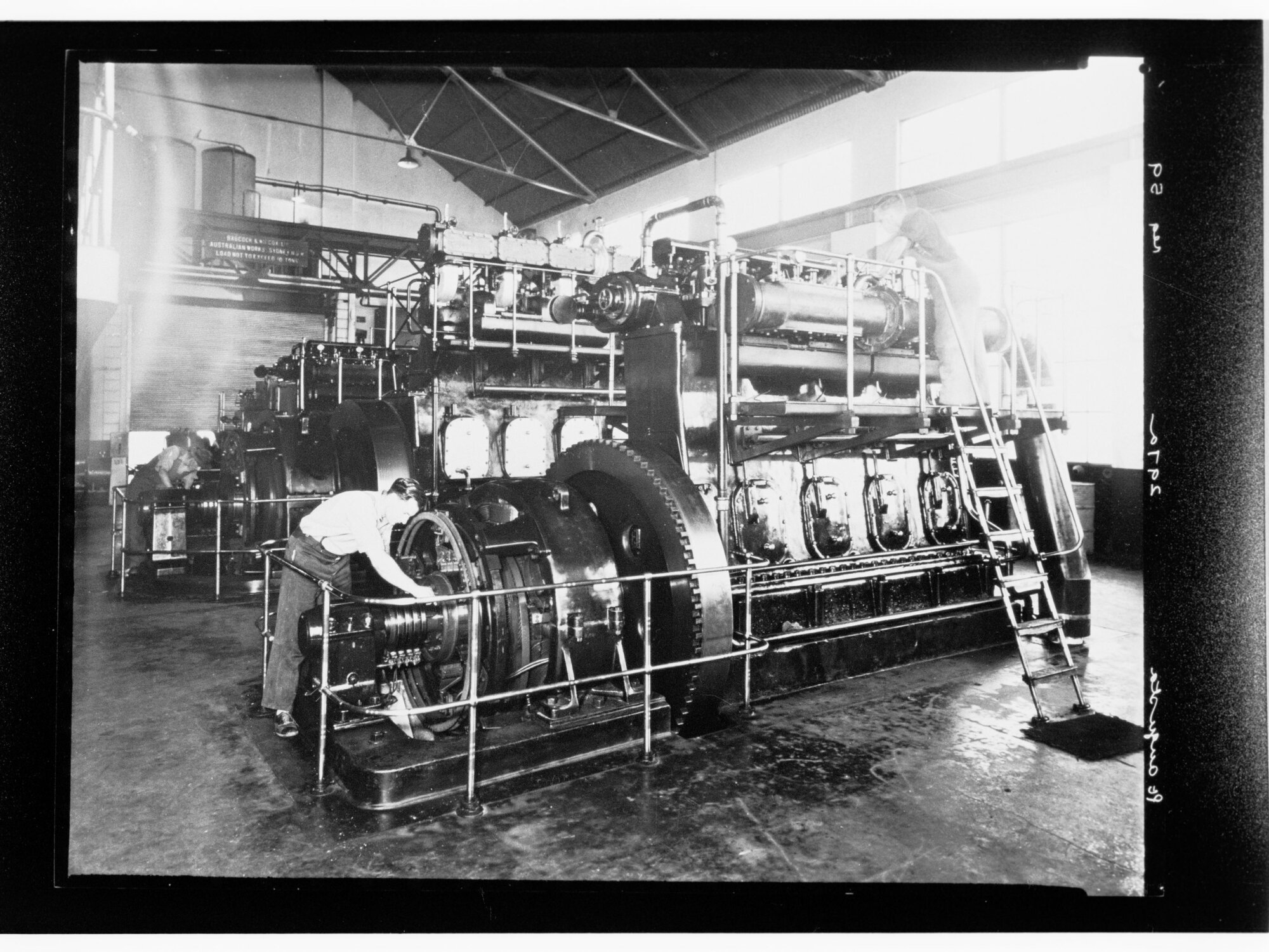 Port Augusta - man using industrial machinery