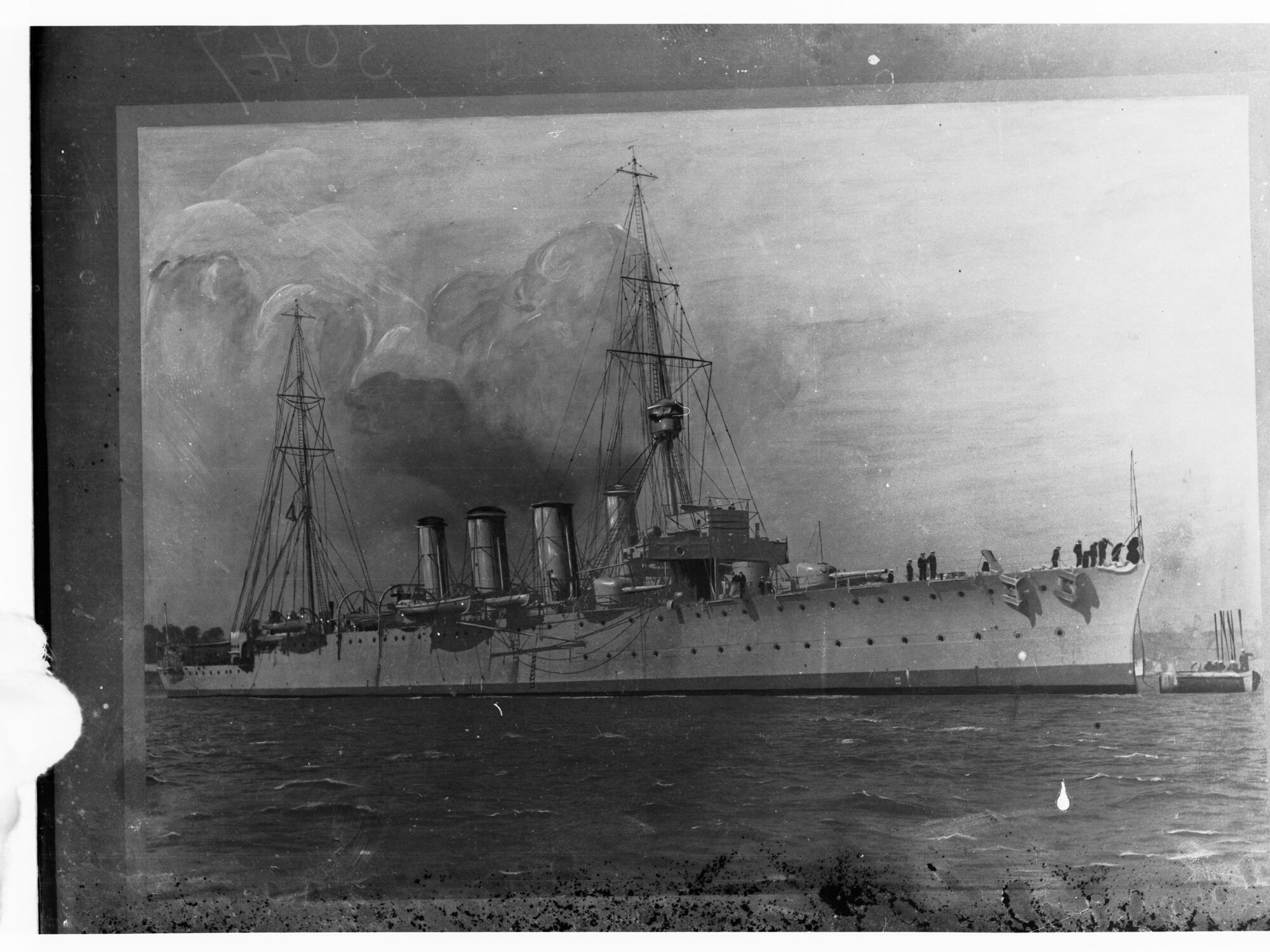 Ship Berthed - Painting