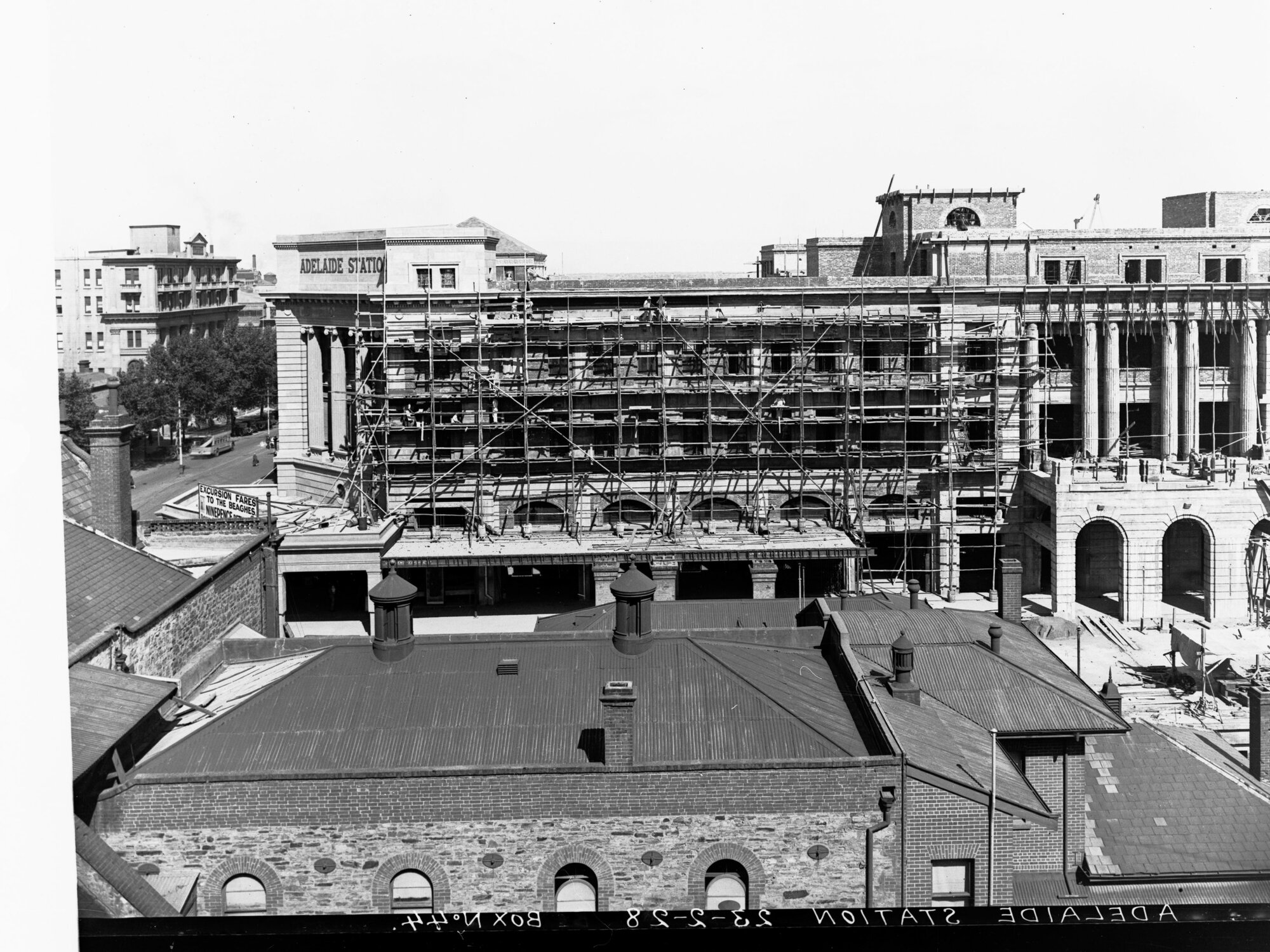 Adelaide Railway Station Under Construction