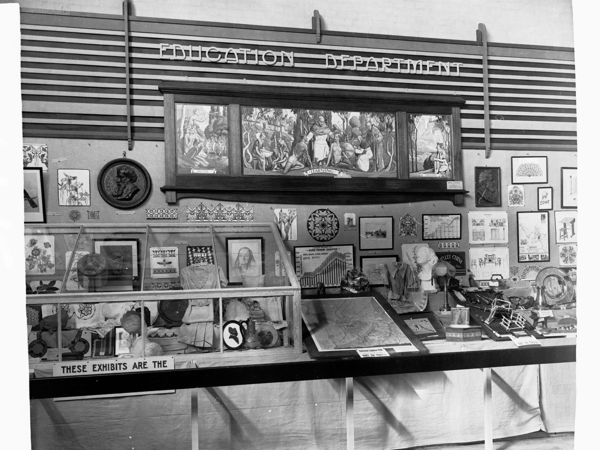 Centenary Exhibition Centennial Hall Showing Education Department Exhibit