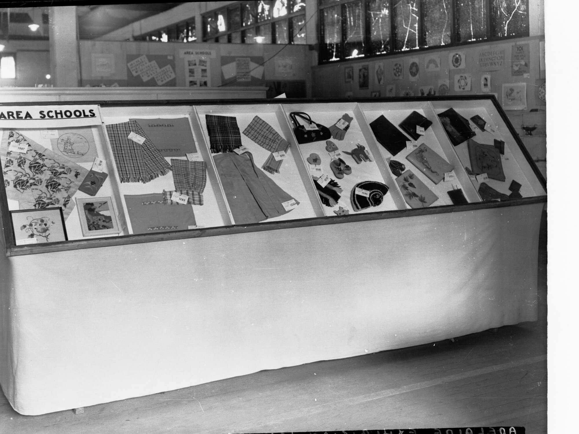 Area Schools Showing Handicraft Exhibition for Home Economics Classes