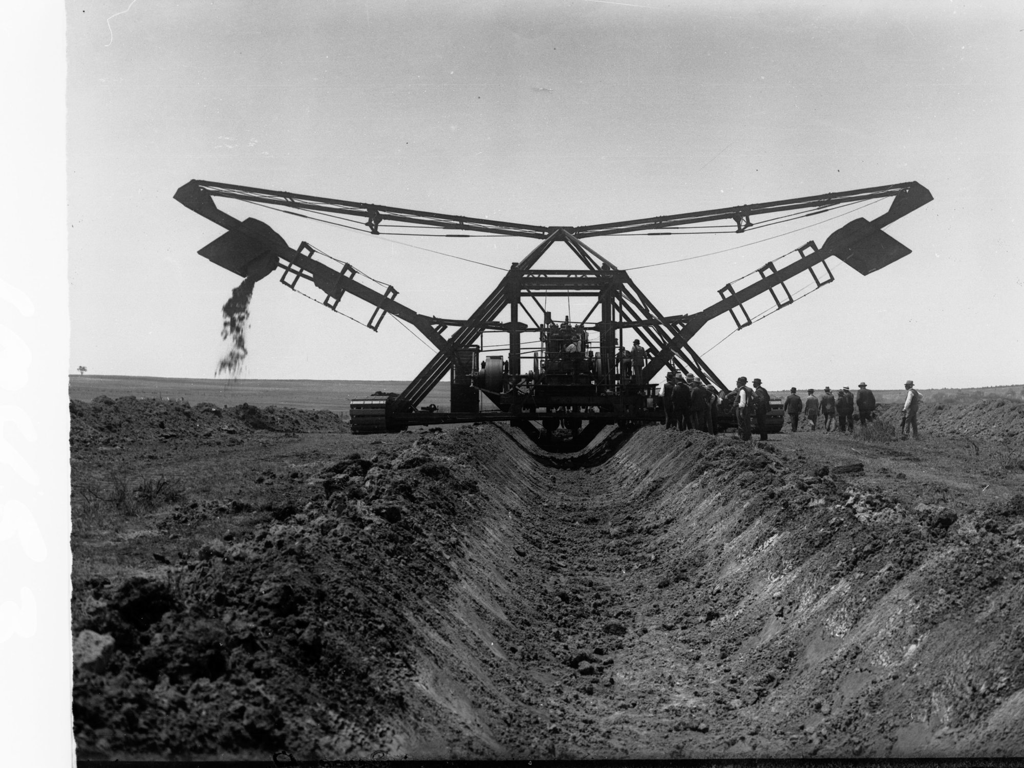 Excavator at Mypolonga