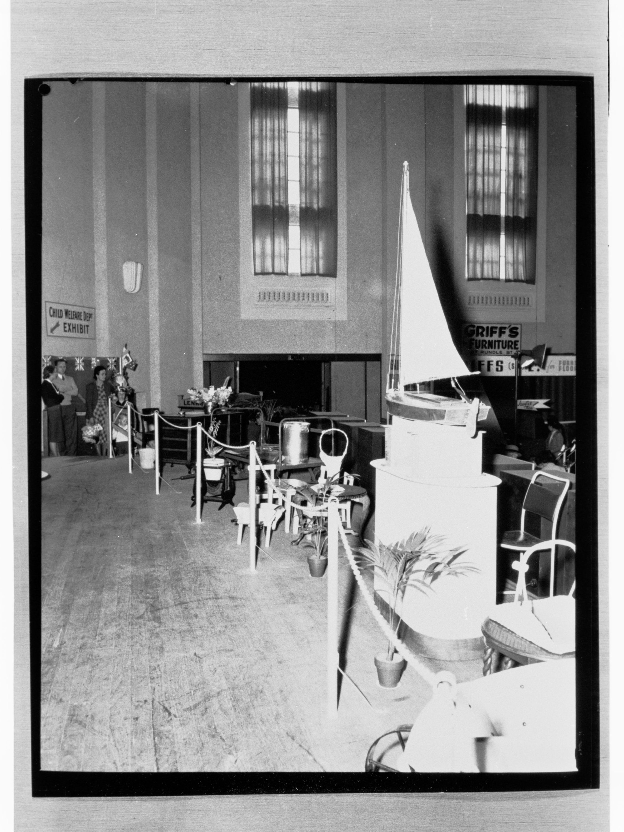 Child Welfare Department exhibit in Centennial Hall