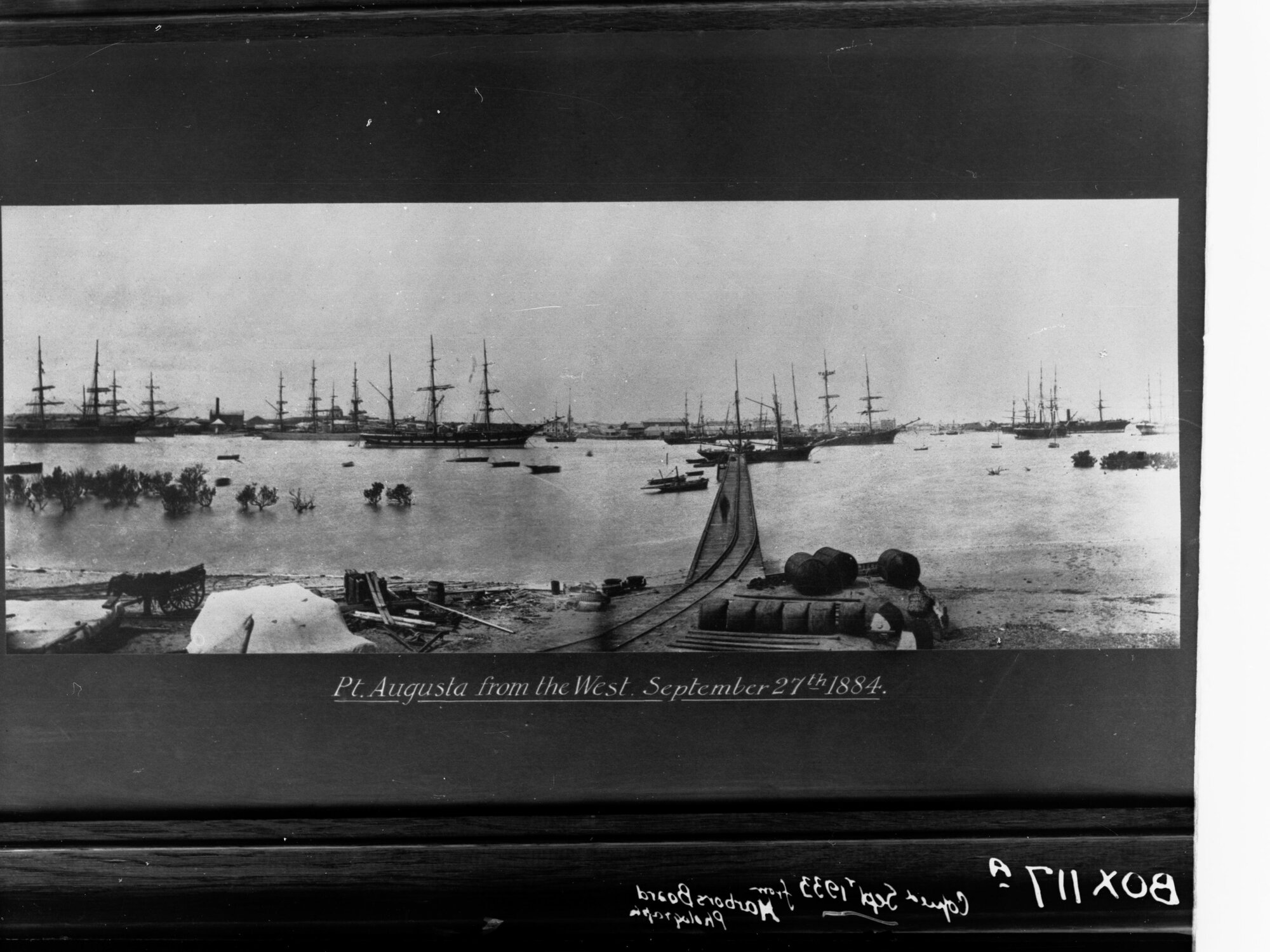 Port Augusta from the West - (copied September 1933 for Harbours Board)