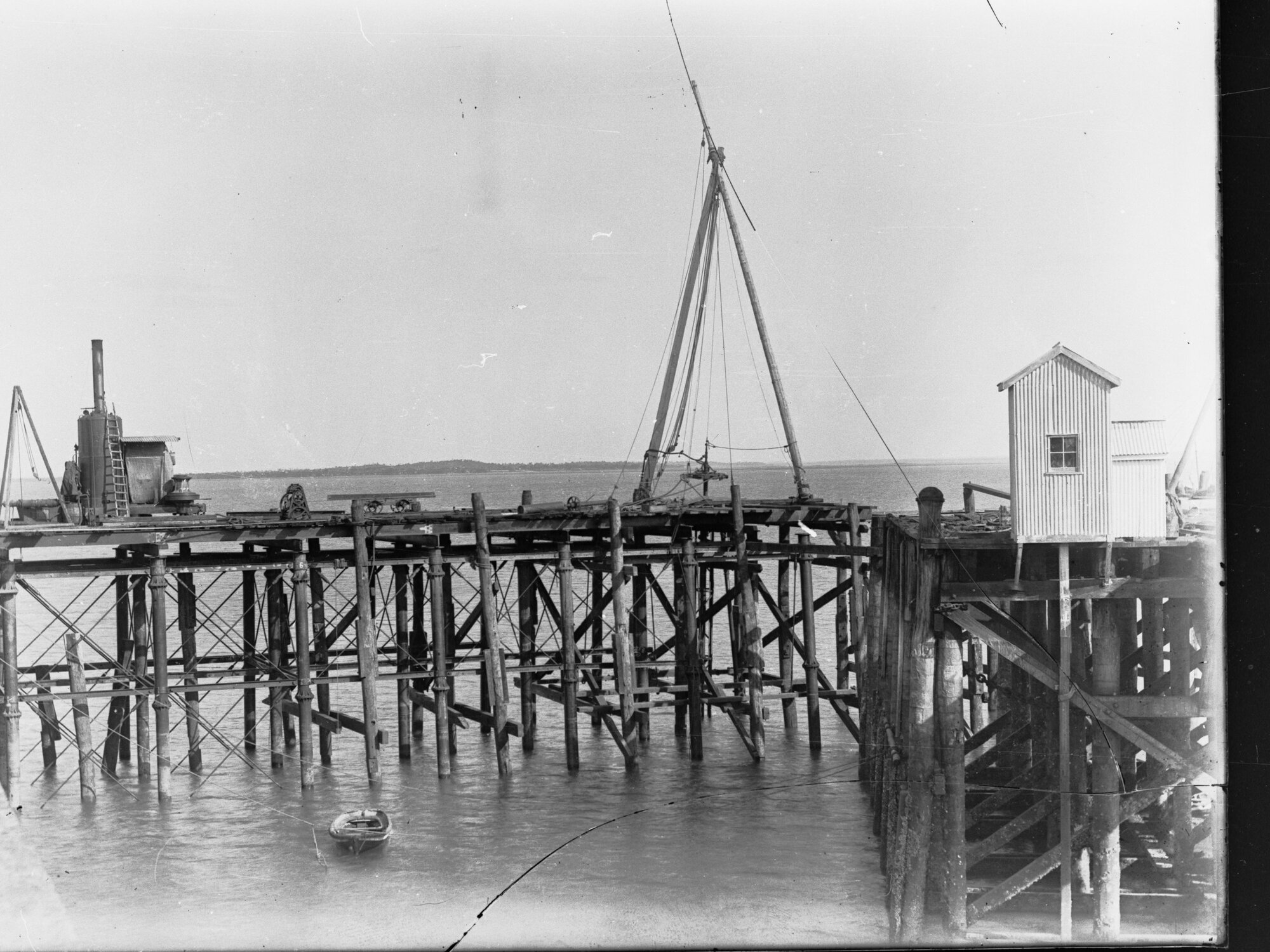 Northern Territory,  construction of jetty