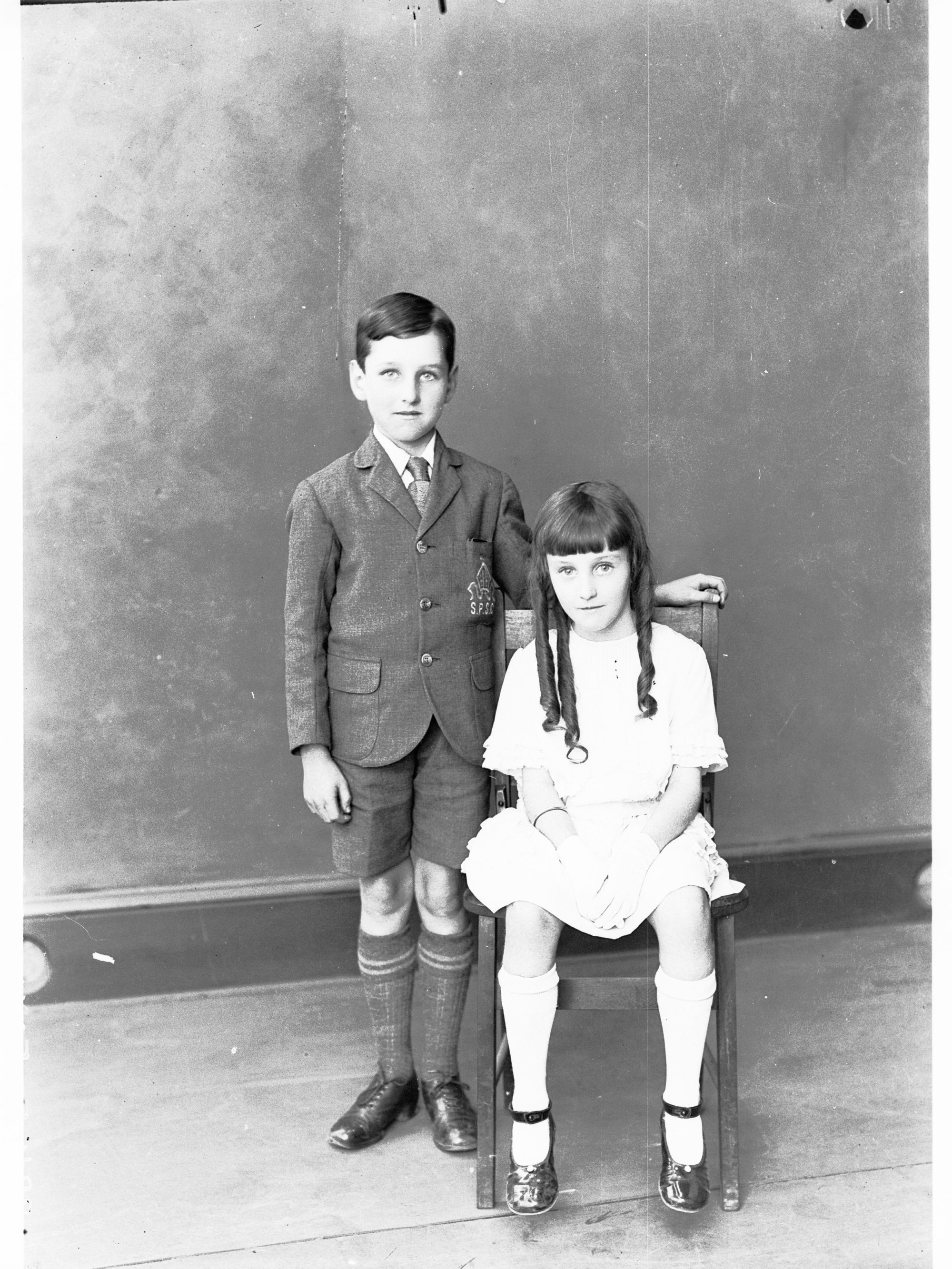 Boy and girl - of the Price family