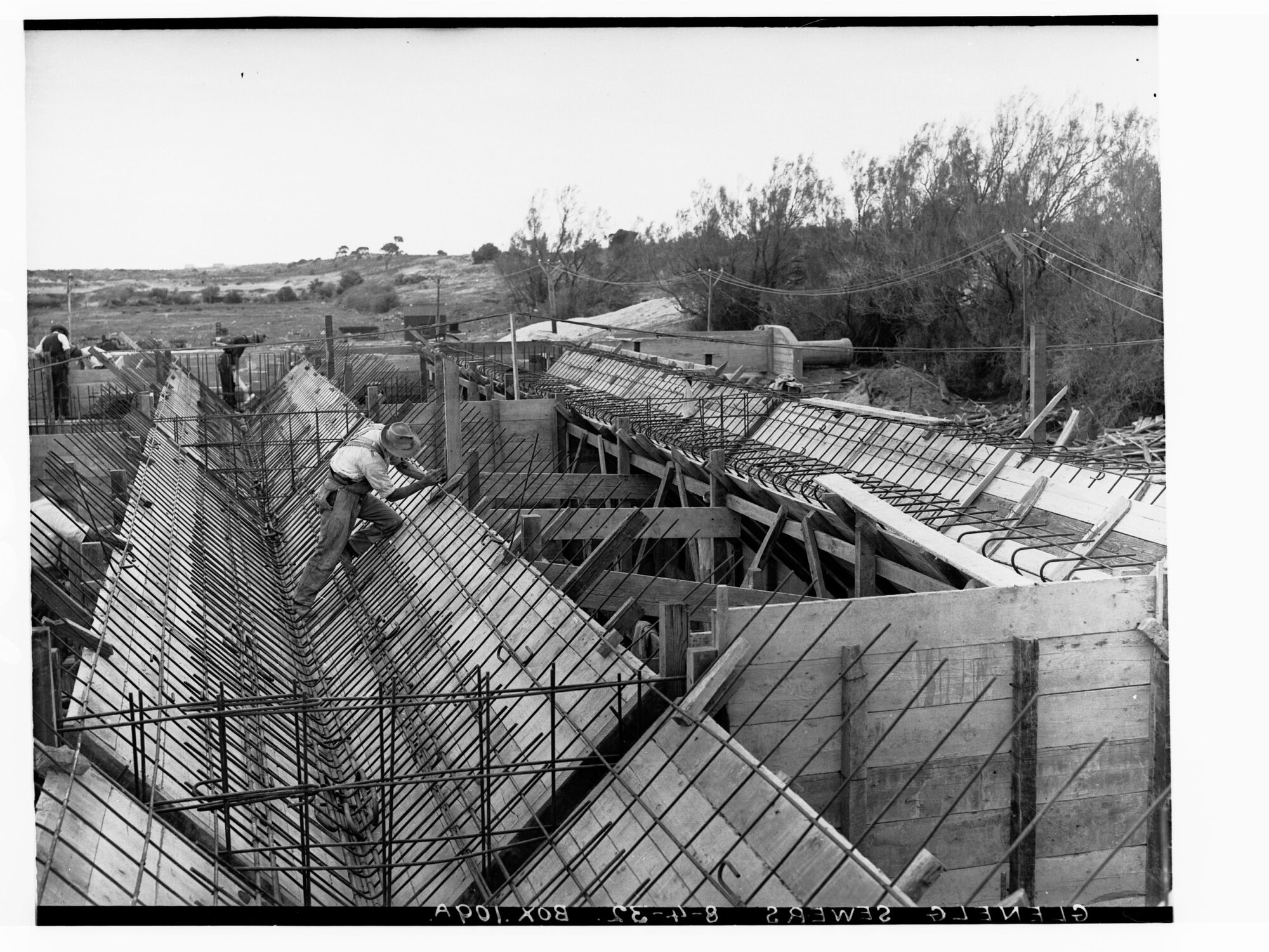 Men working on Glenelg Sewers