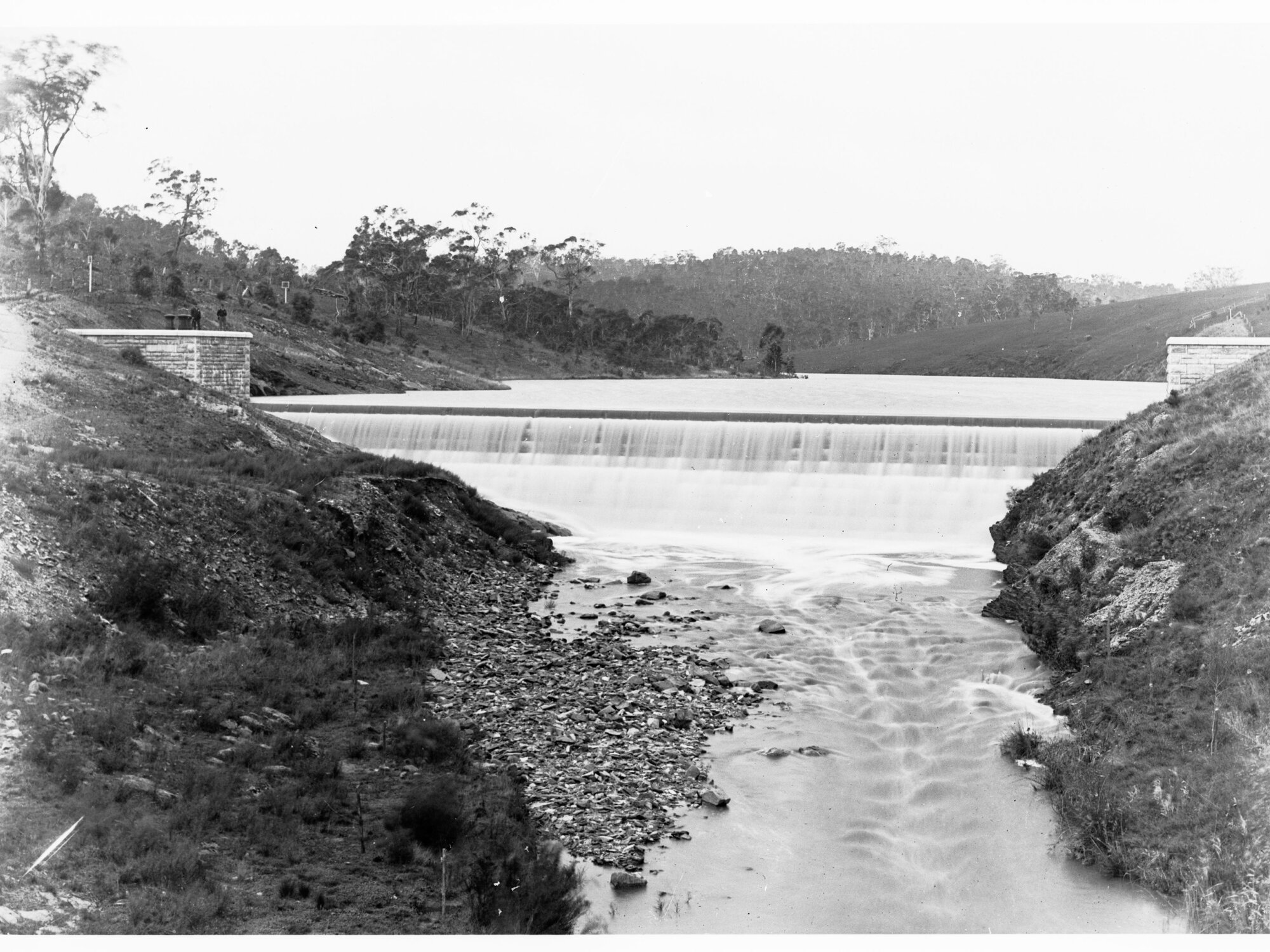Clarendon - Clarendon Weir supplies water to the Happy Valley Reservoir