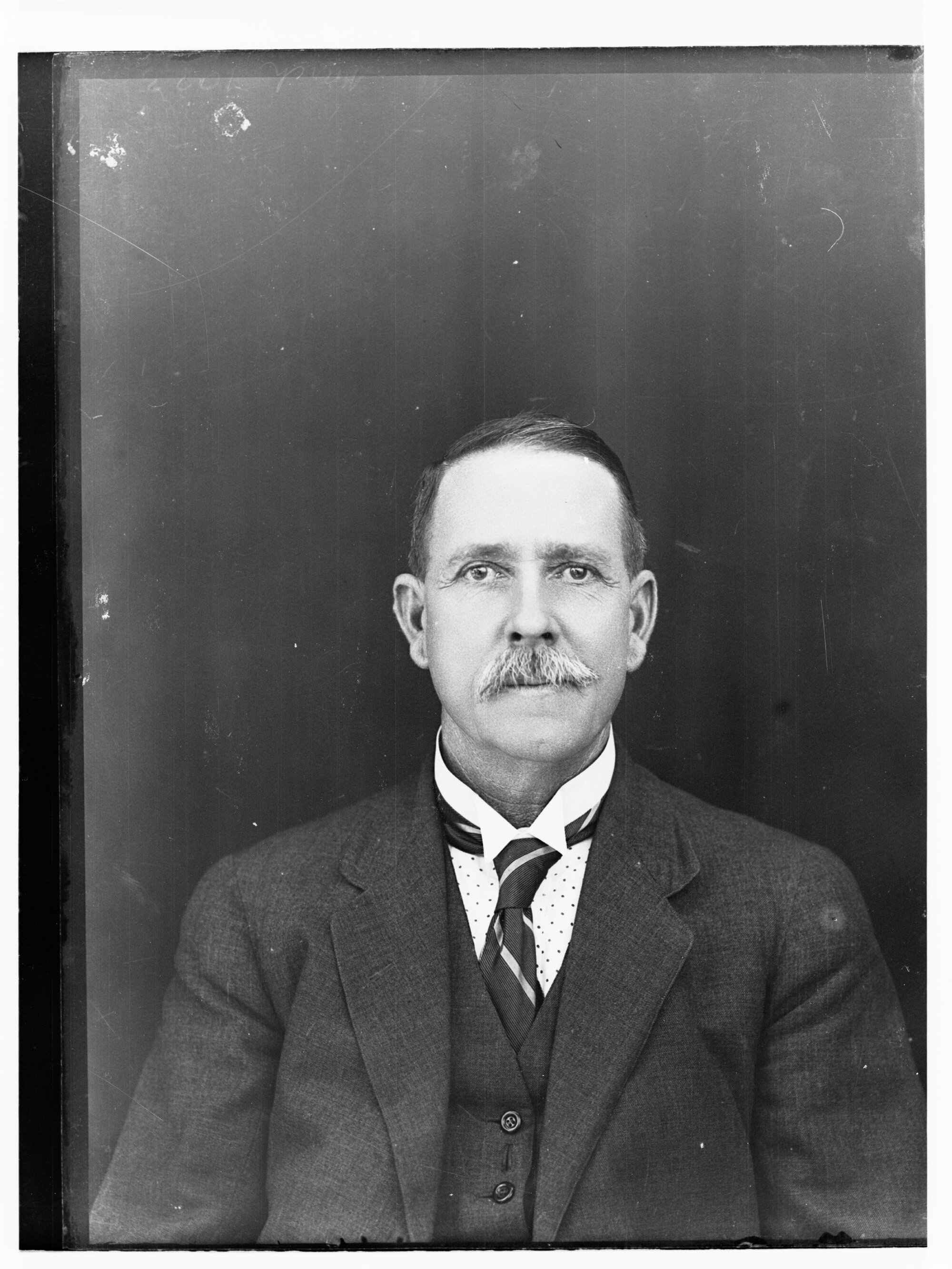 Portrait of unidentified man