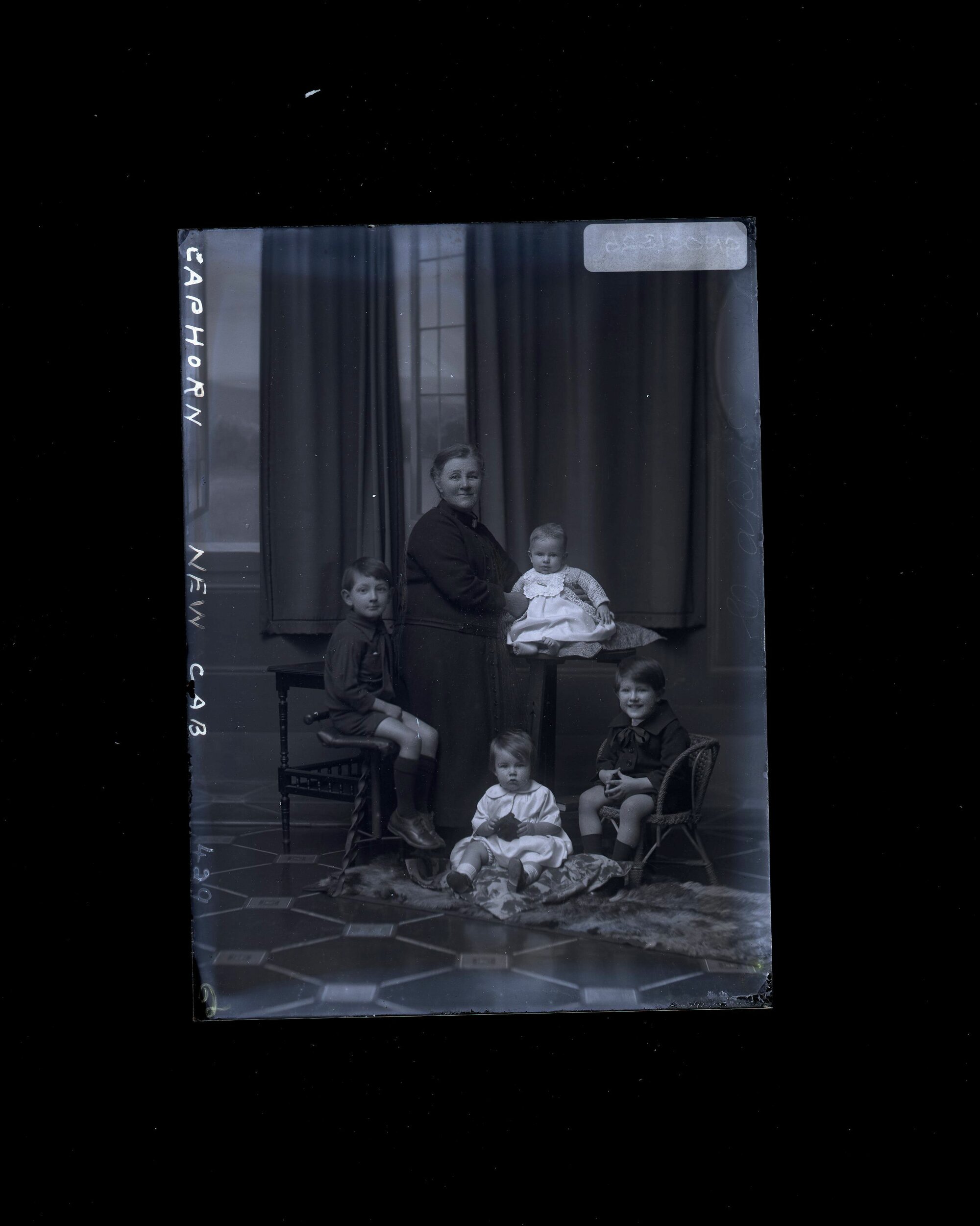 Clara Caporn and grandsons - 