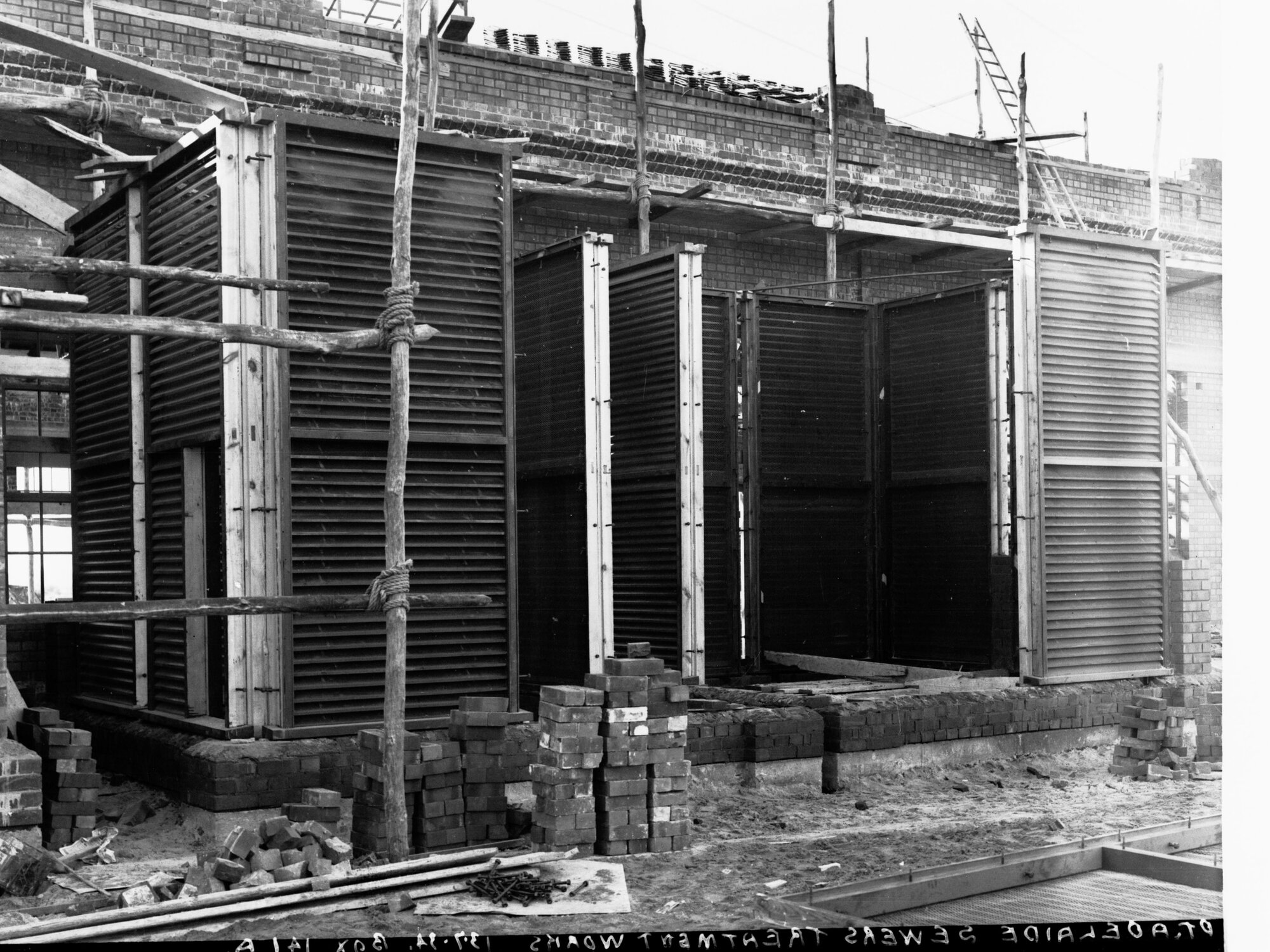 Port Adelaide Sewers Treatment Works Under Construction