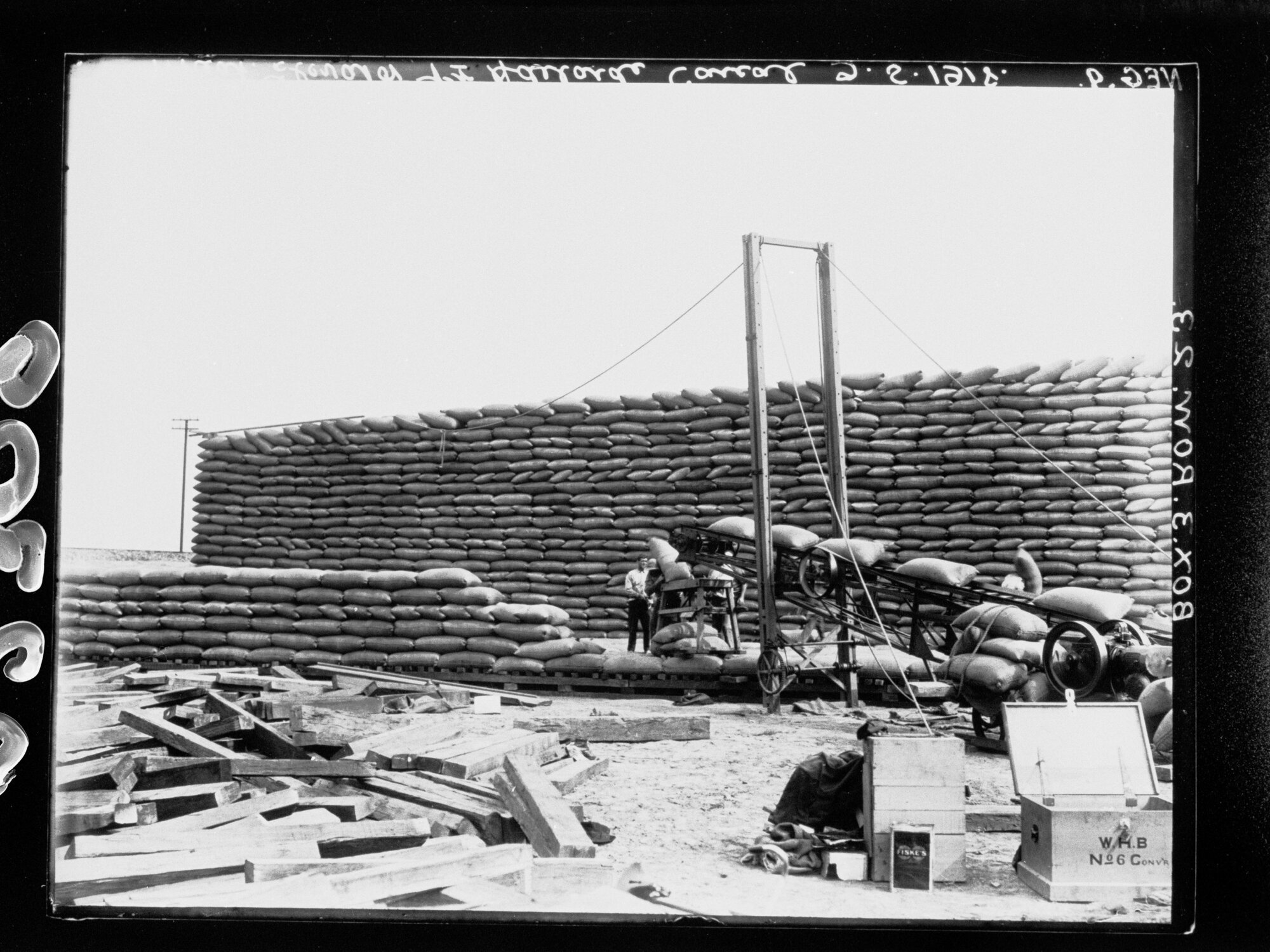 Wheat elevator at Port Adelaide Canal