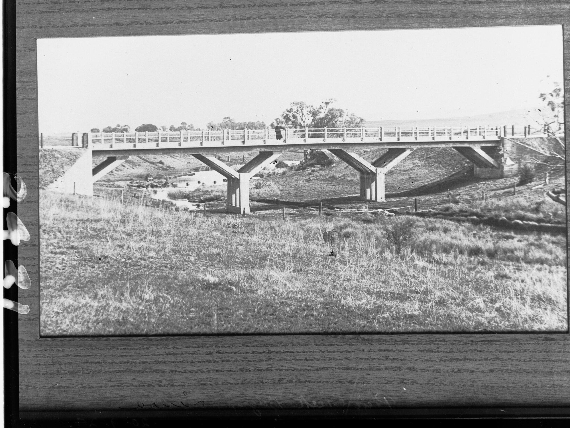 Concrete bridge over Pine Creek, Laura (Plate No. 5)