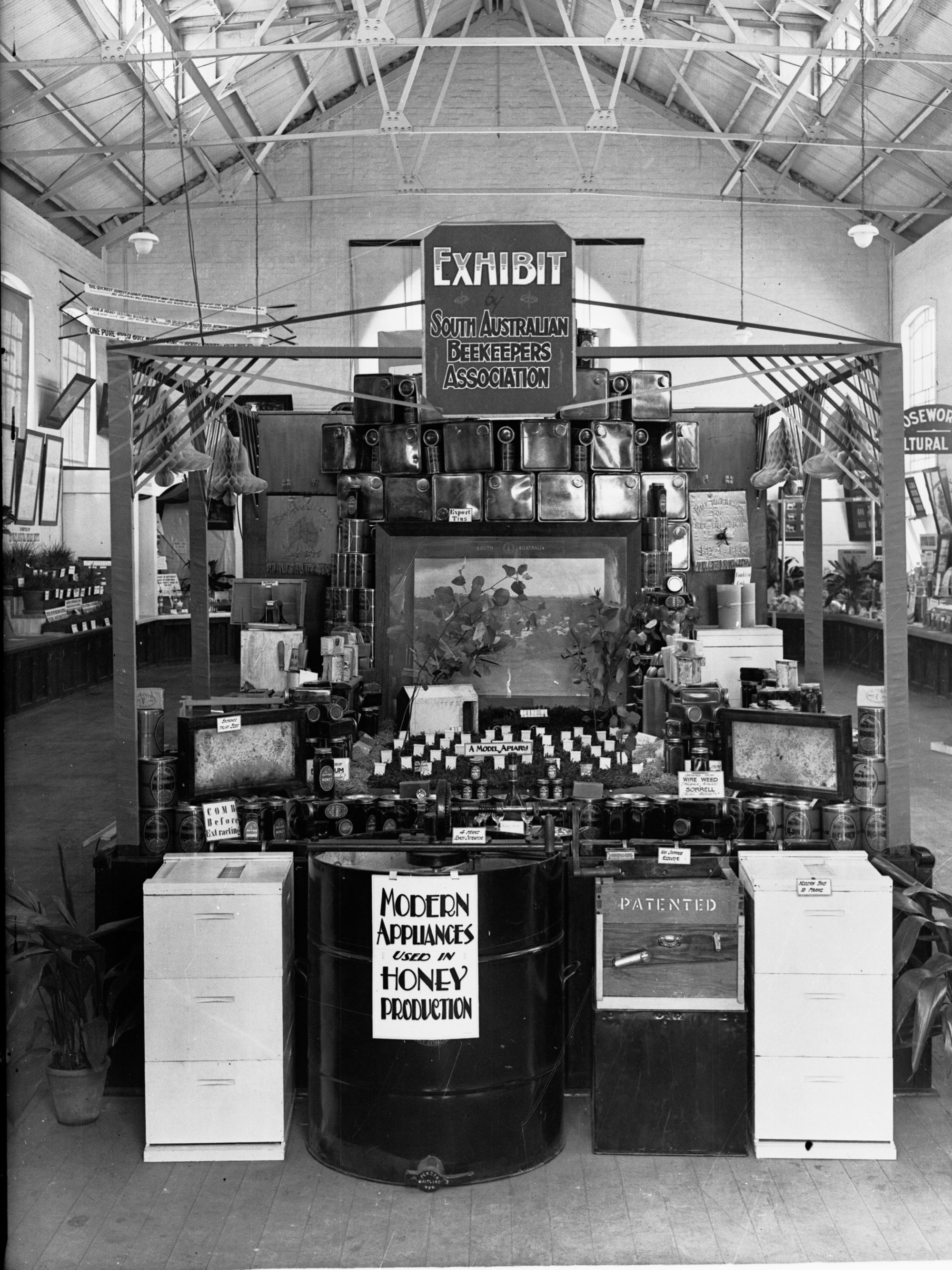 Agricultural Hall Royal Adelaide Show - Beekeepers Exhibit