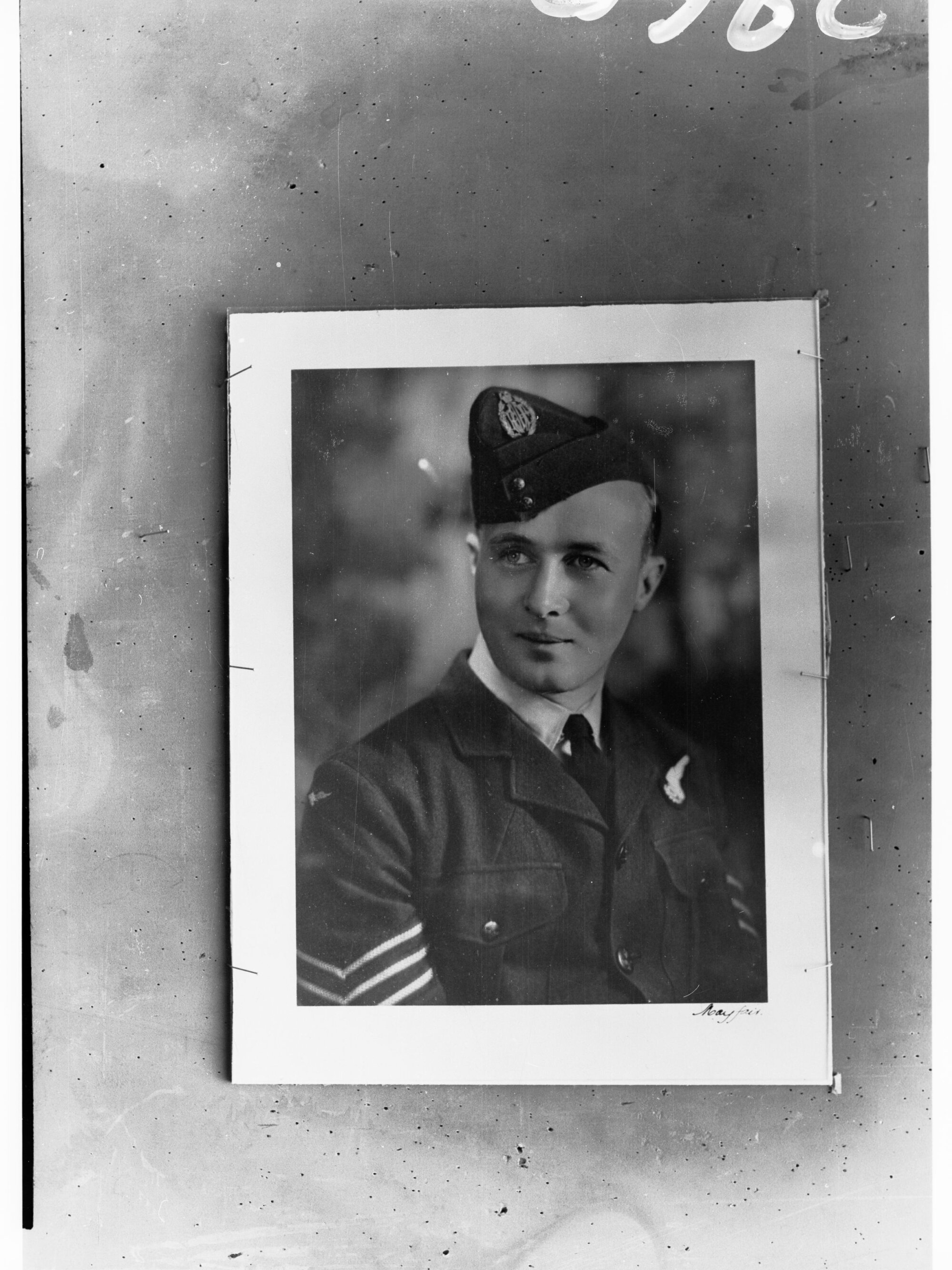 Portrait of an air force Sergeant Observer