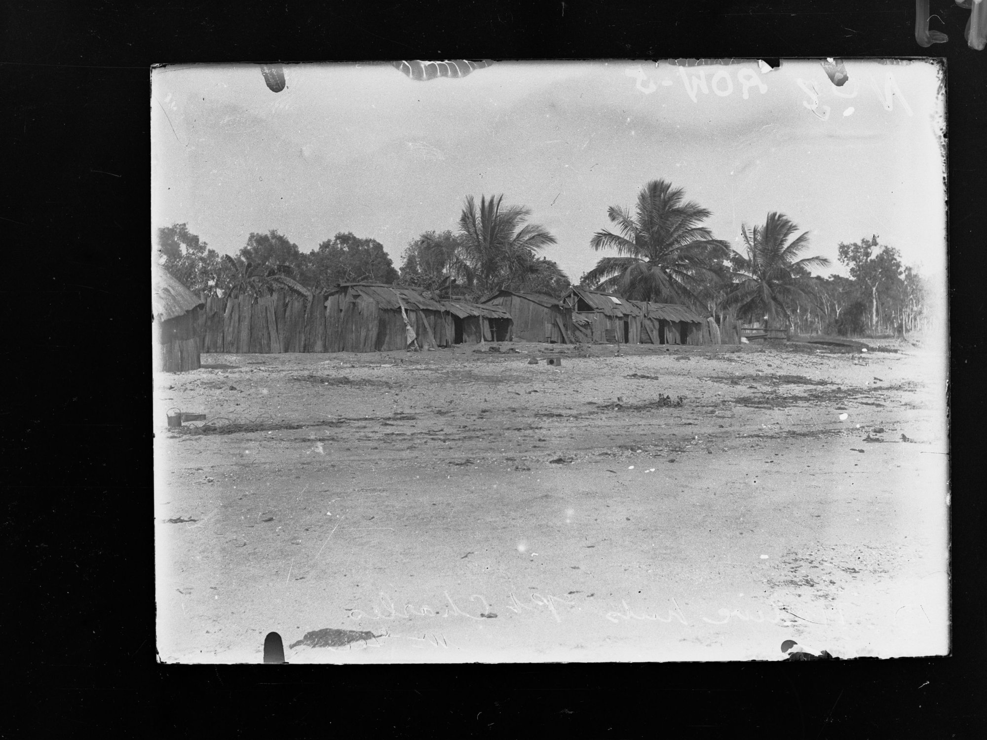 Huts on a Beach