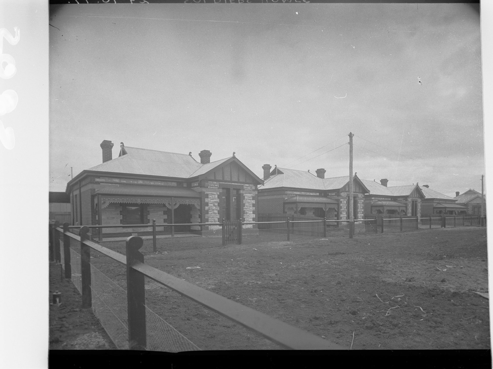 Soldiers' Homes, South Australia, row of houses