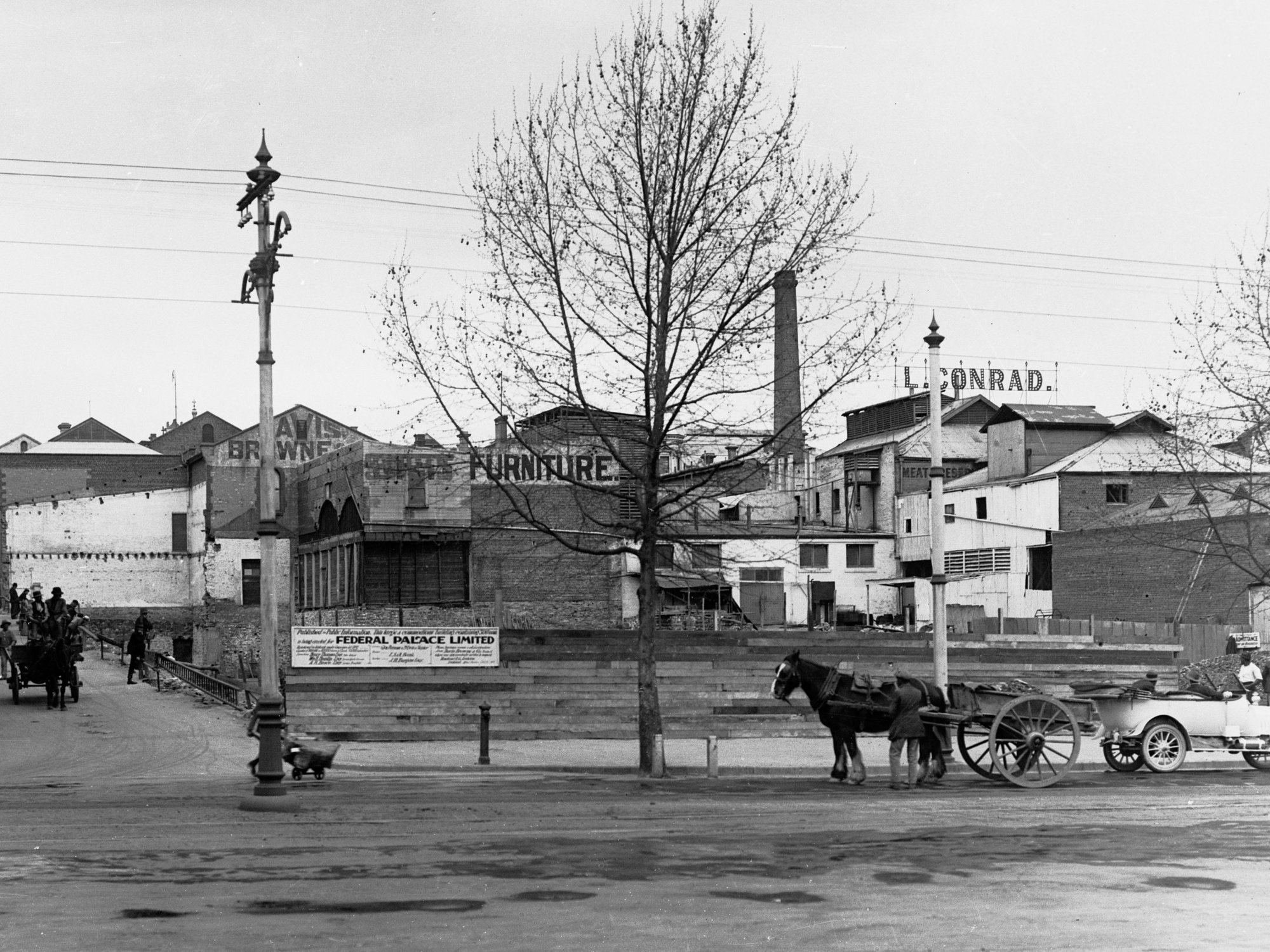 Former site of Federal Coffee Palace 