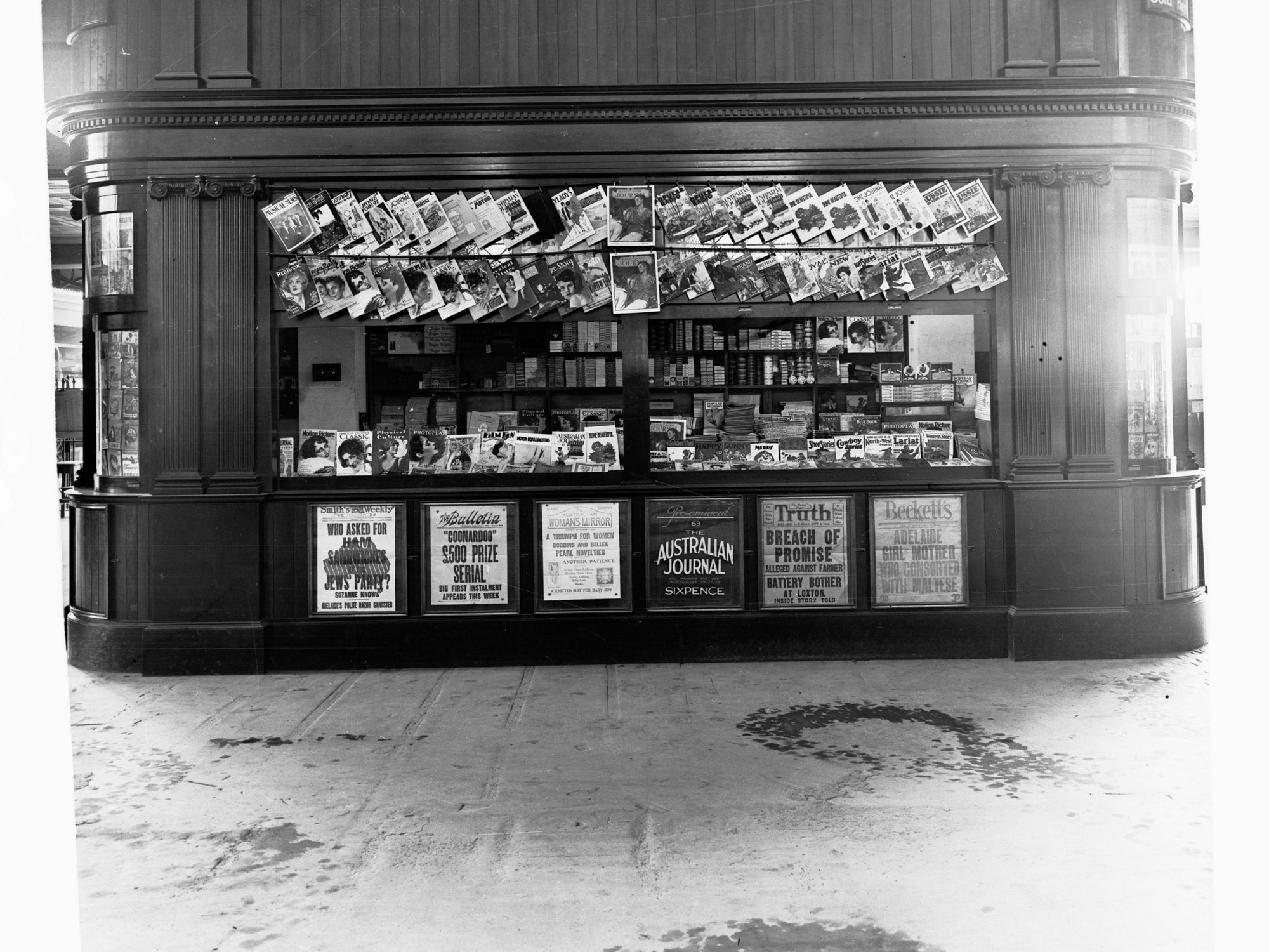 Adelaide Railway Station Book Stall