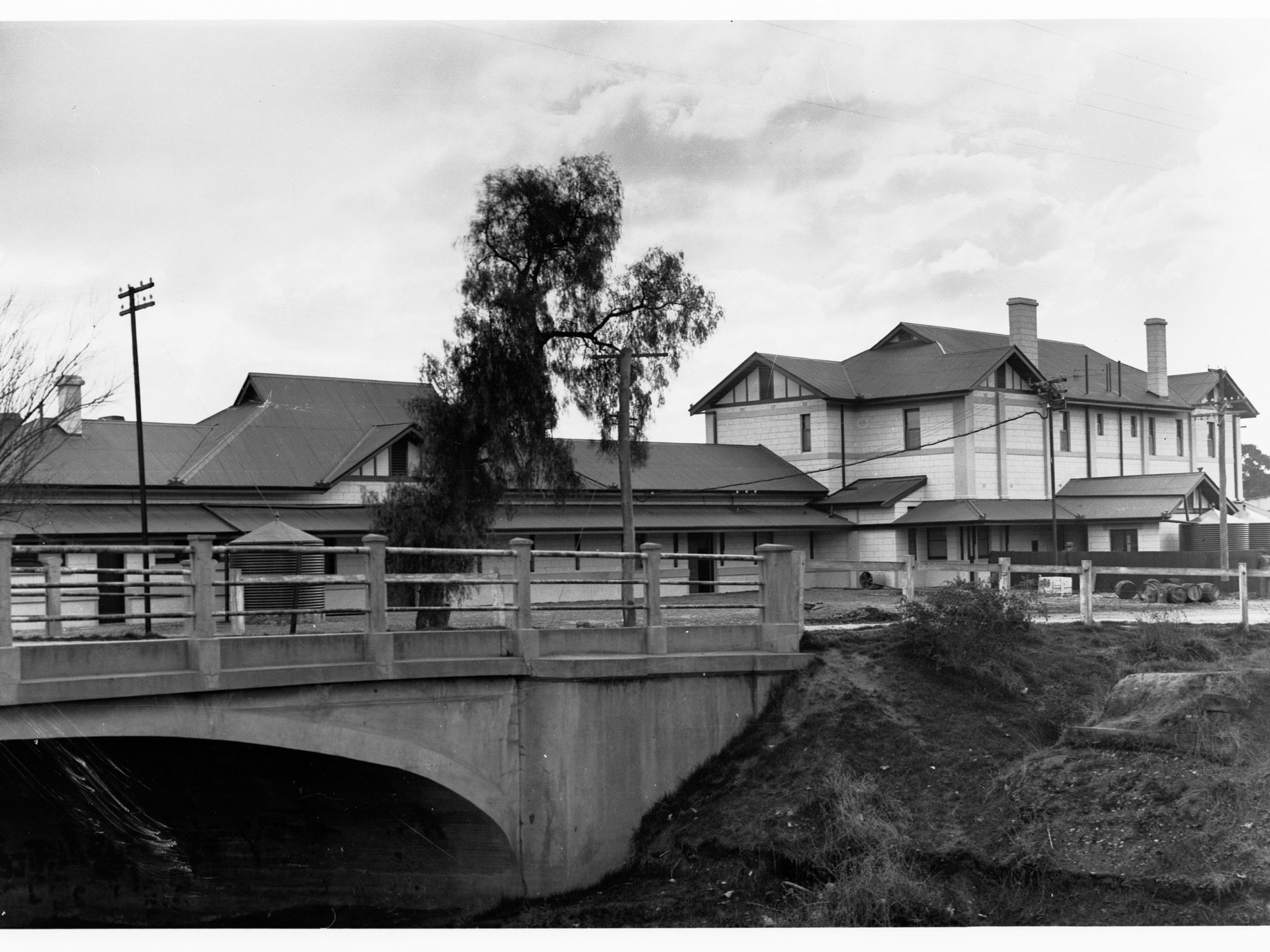Coal in loading tower - railway yards, Wallaroo