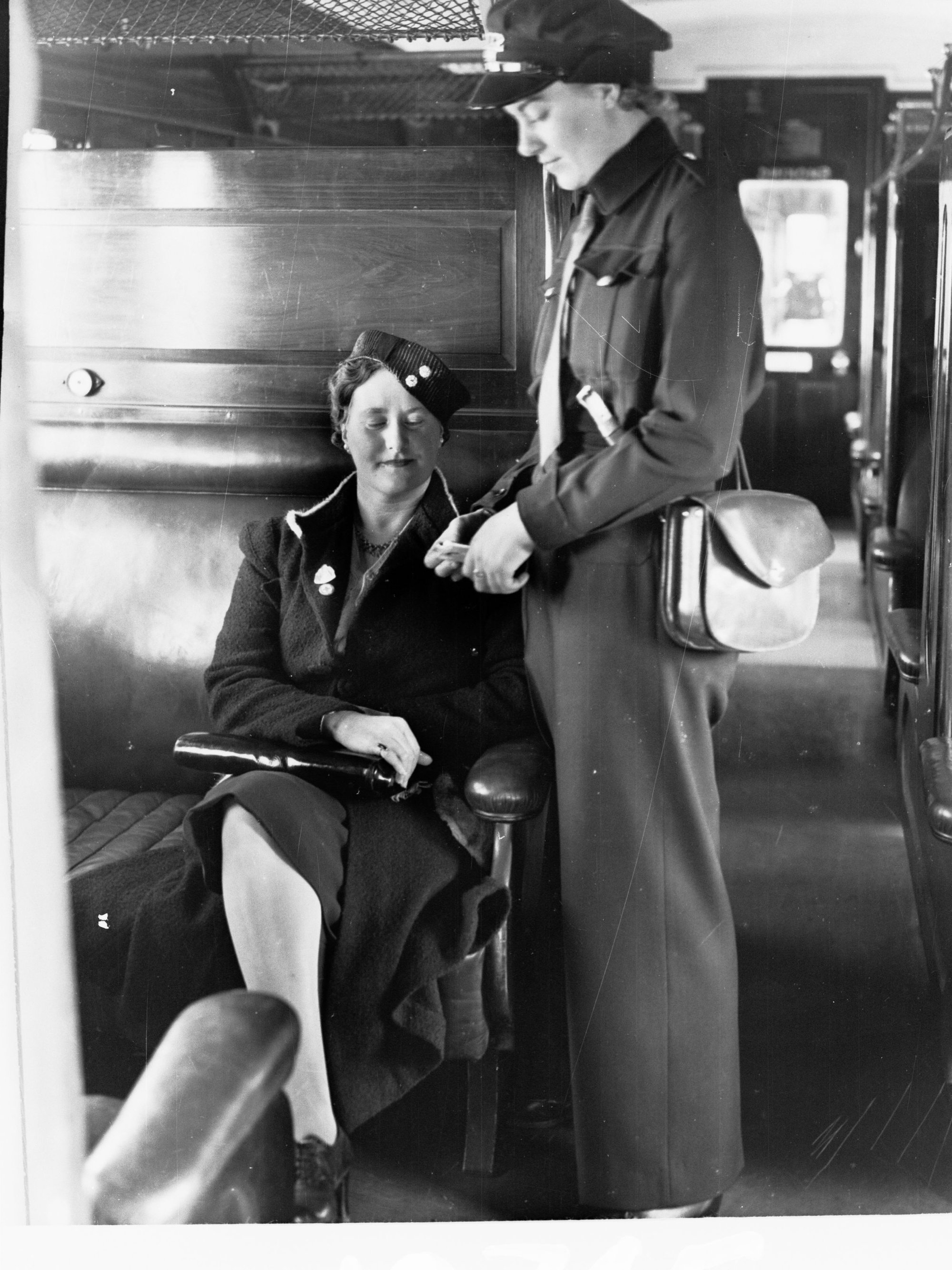 South Australian Railway female ticket collectors