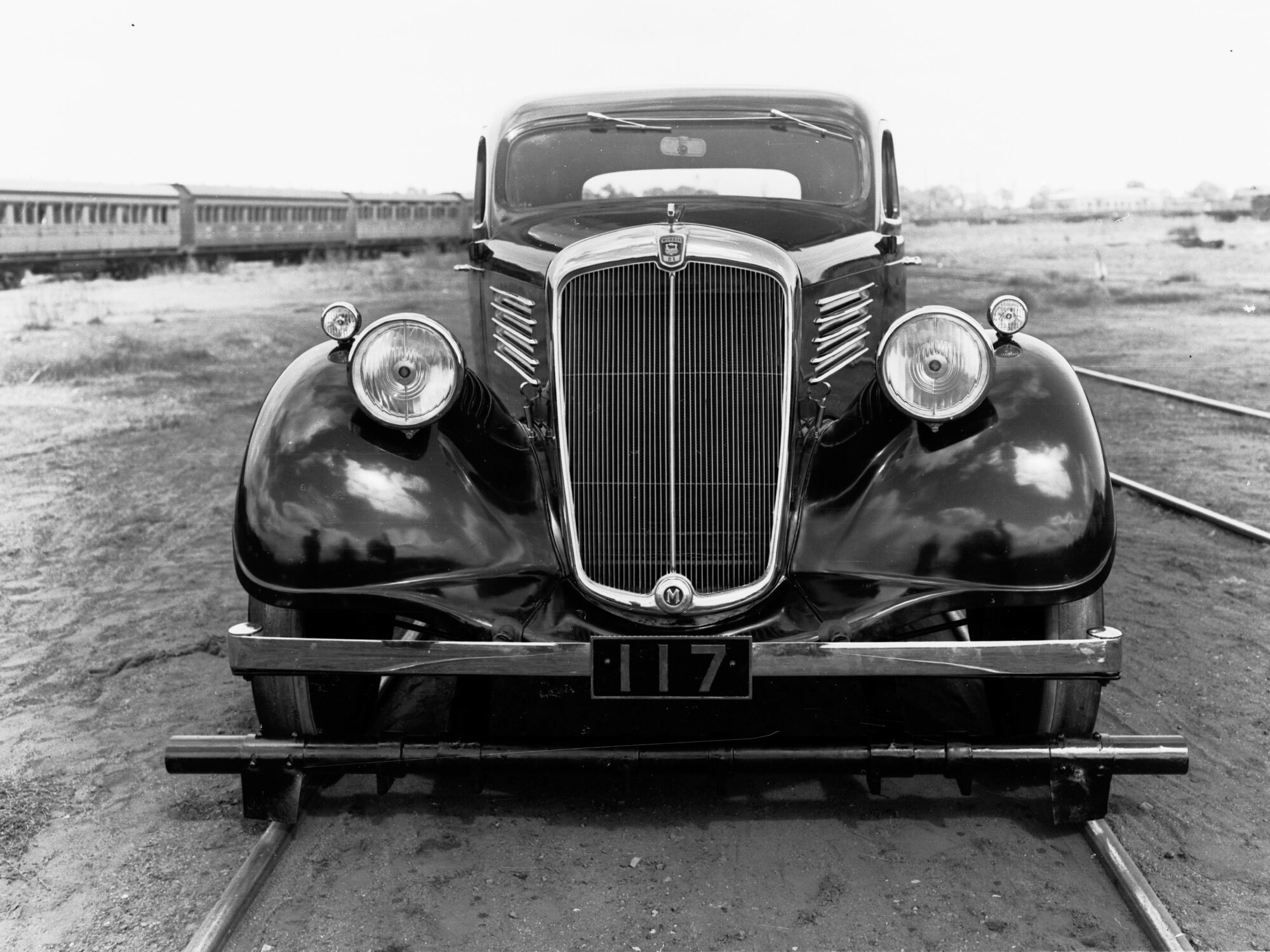 Morris Rail Motor Front View