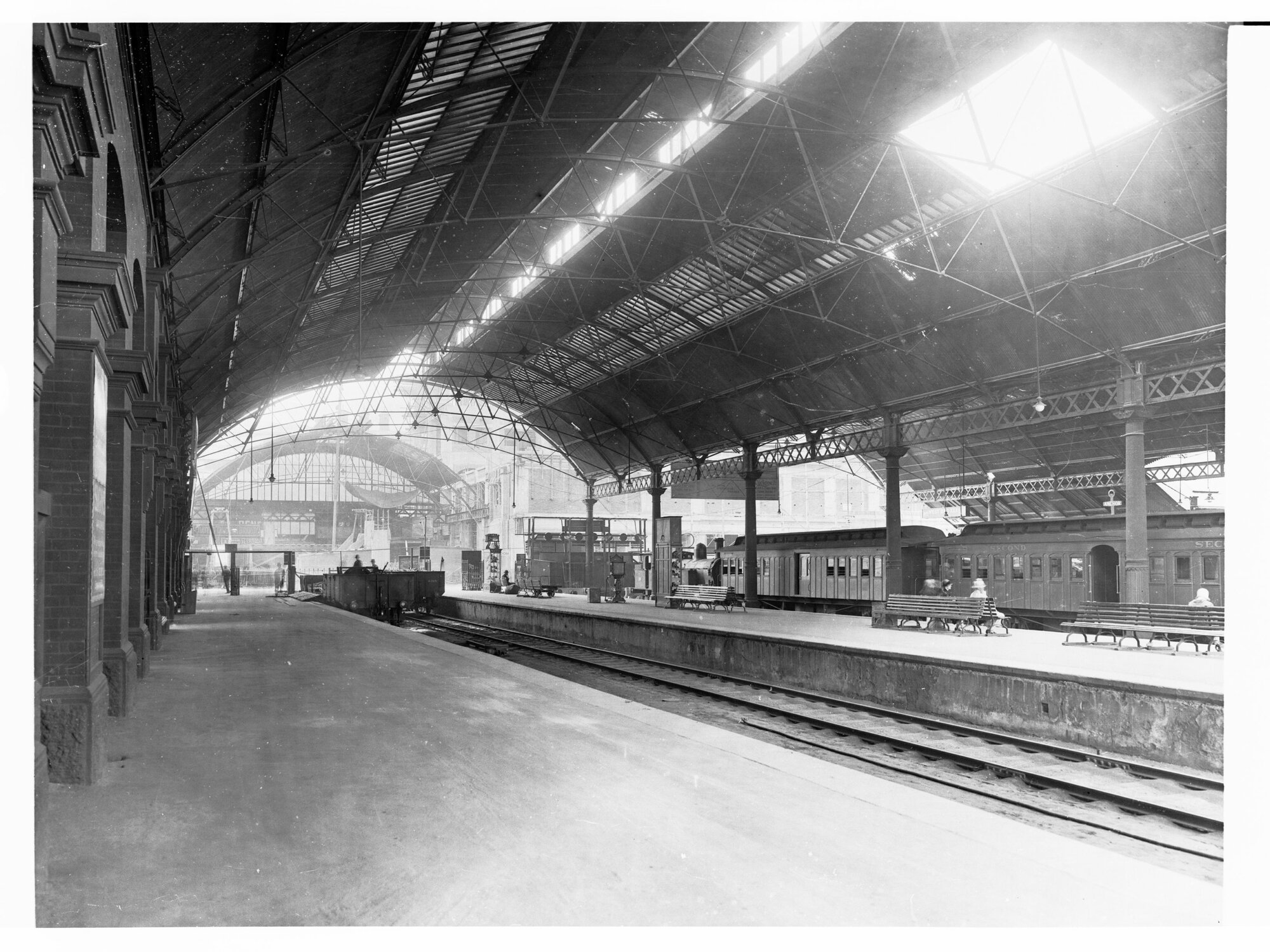 Adelaide Railway Station During Construction