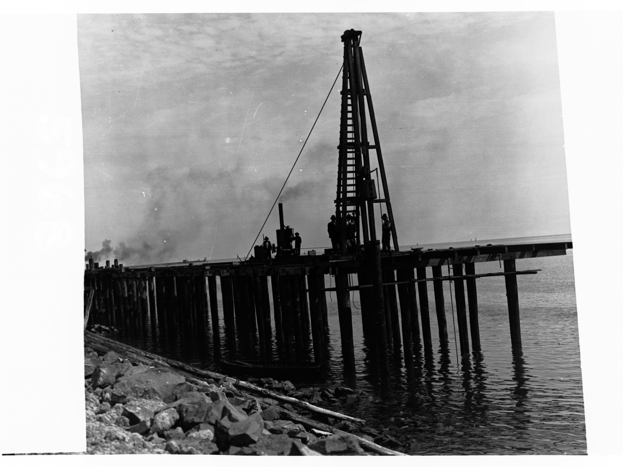 Outer Harbour Showing Breakwater