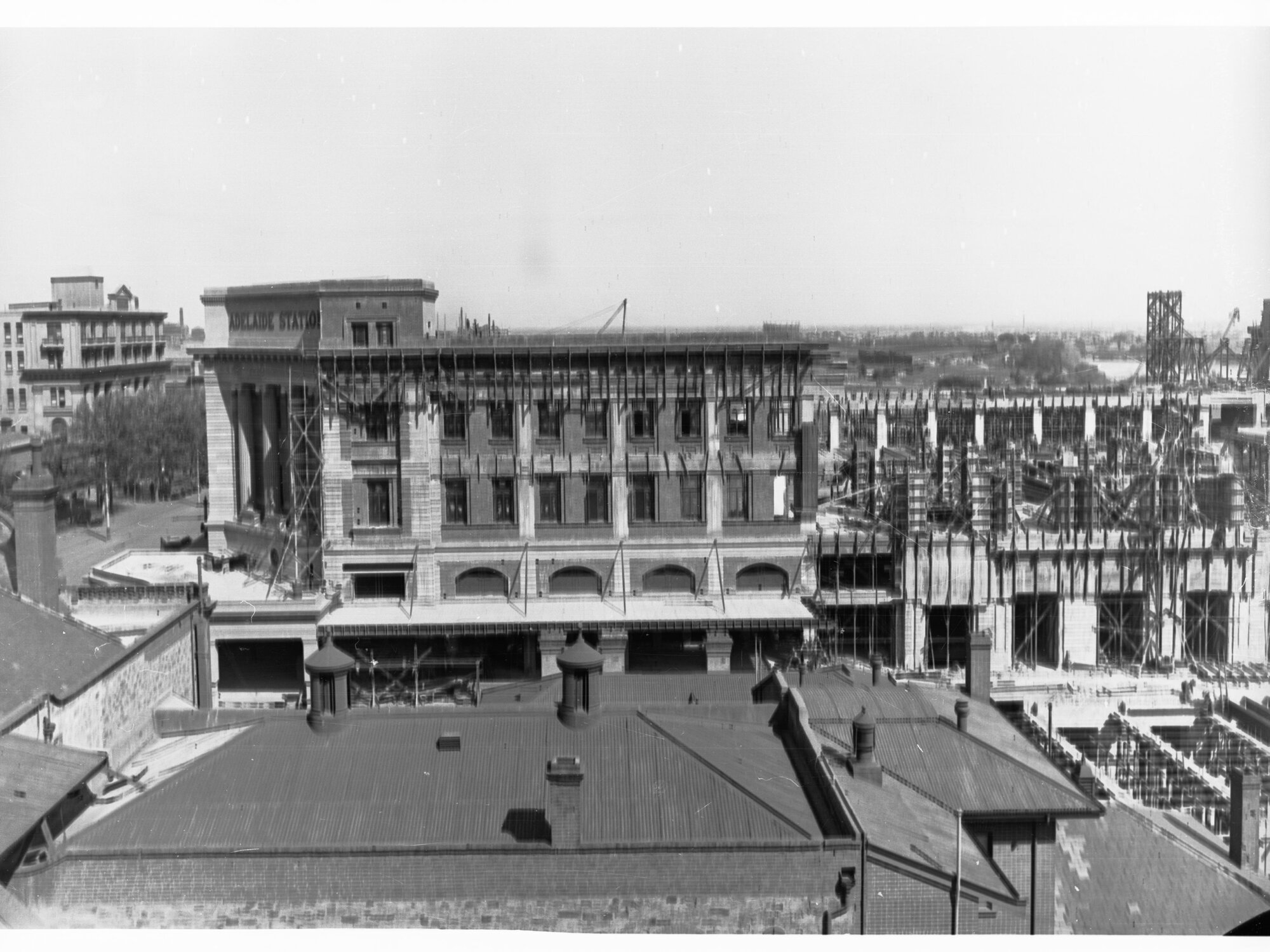 Adelaide Railway Station Under Construction