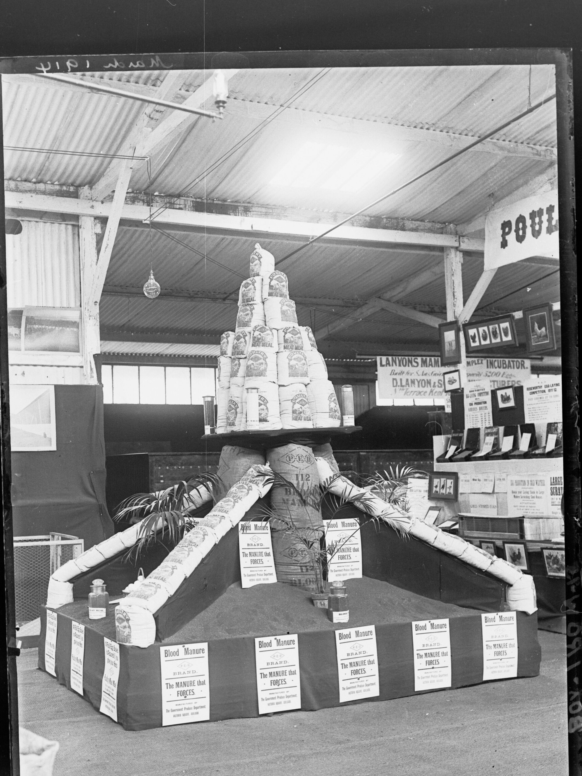 Show Exhibit of Farming Supplies