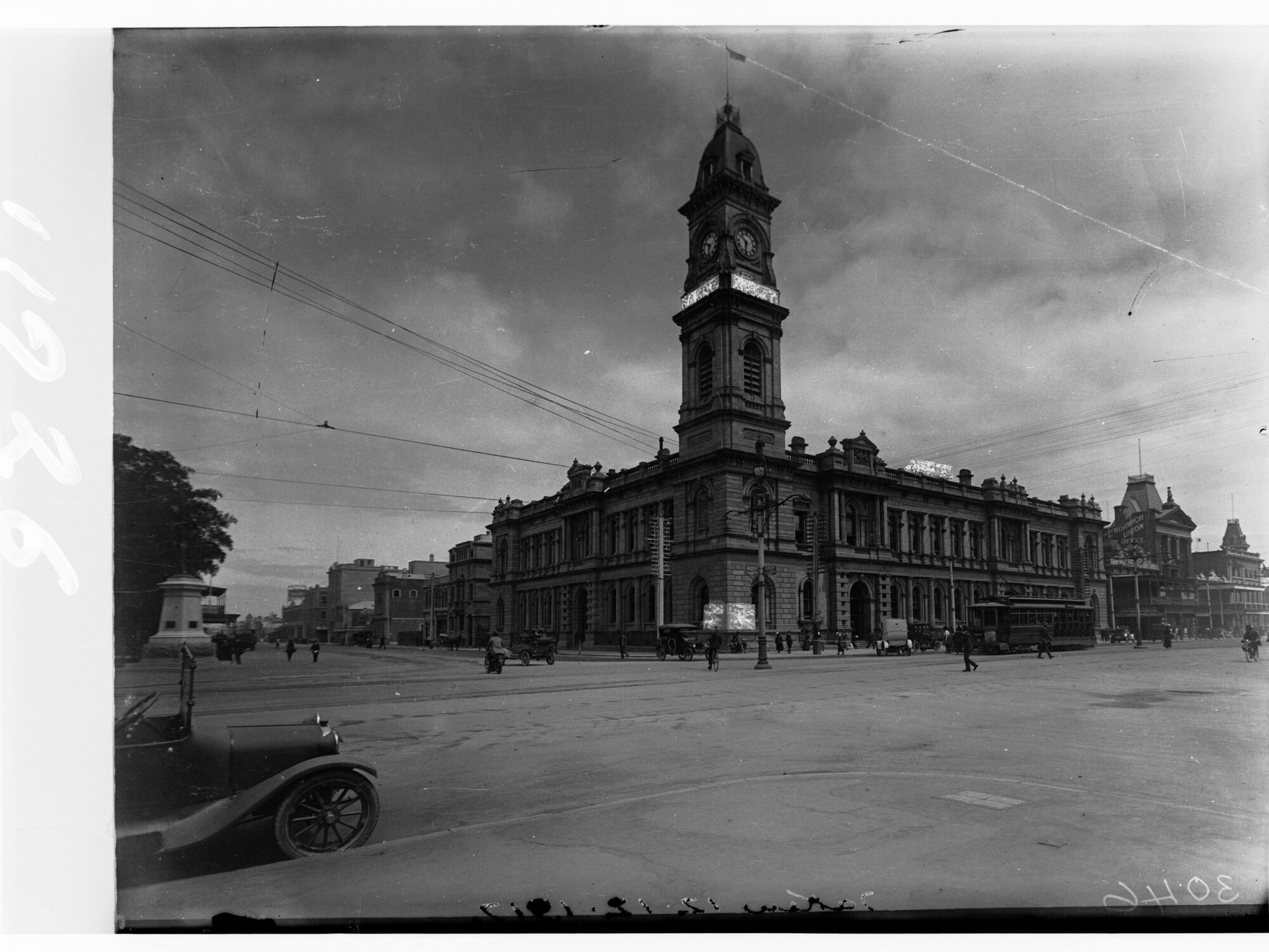 King William Street - Franklin Street intersection, showing GPO