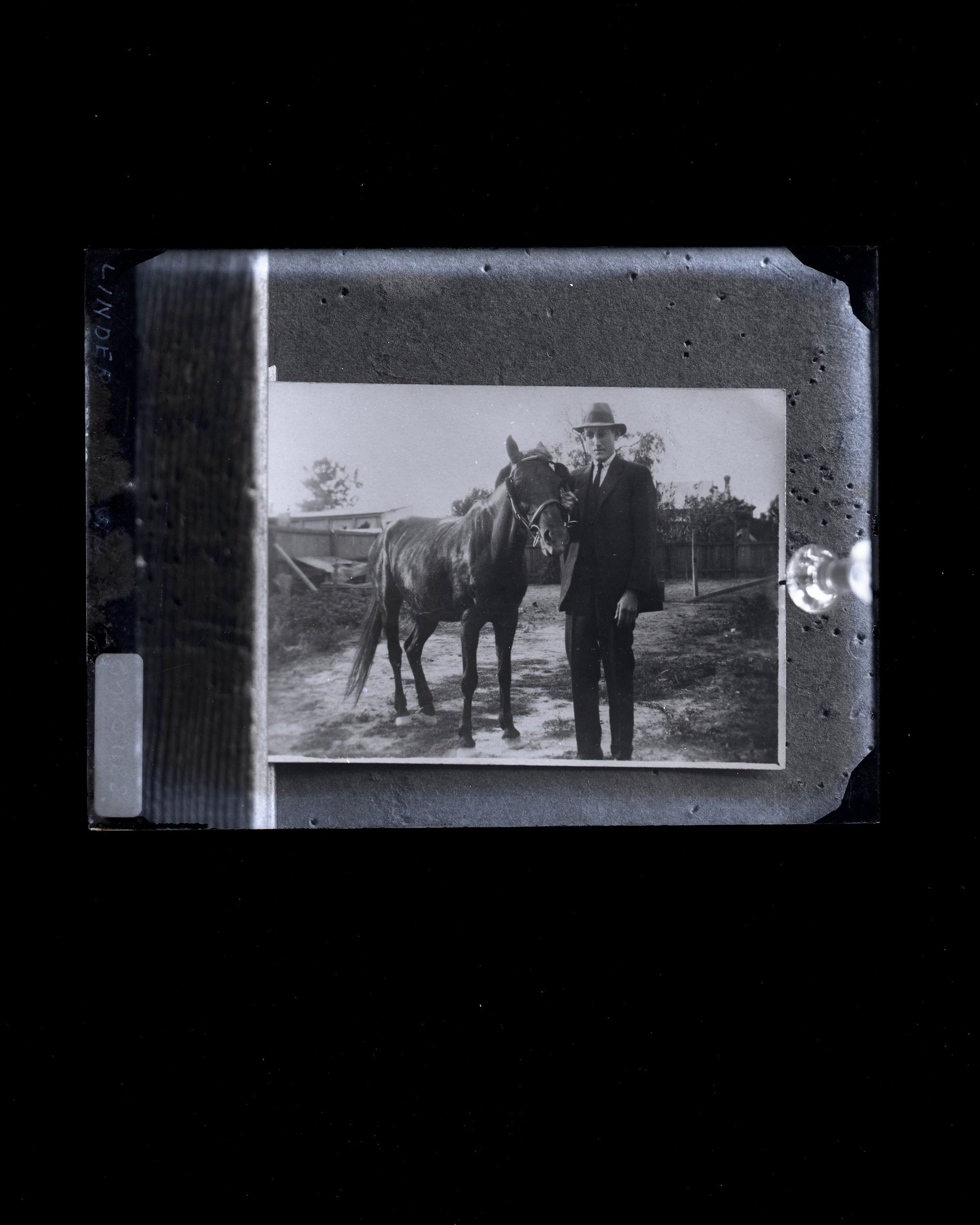 Man and Horse - Linder