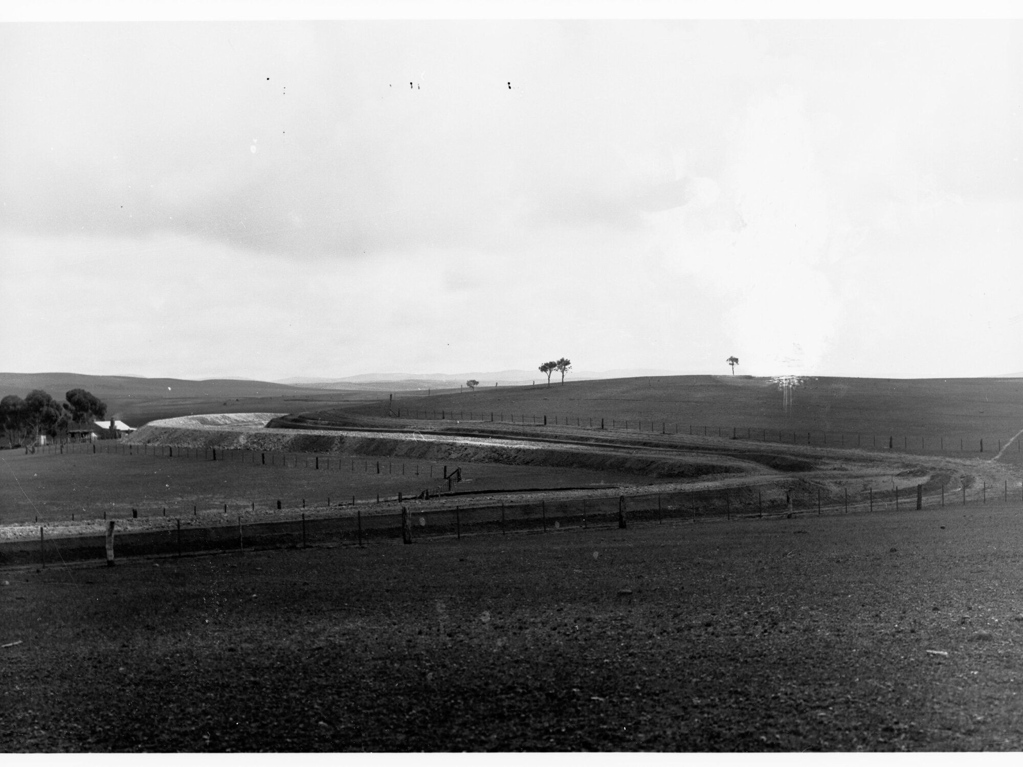 Bundaleer at Freshwater Creek - concrete-lined channel