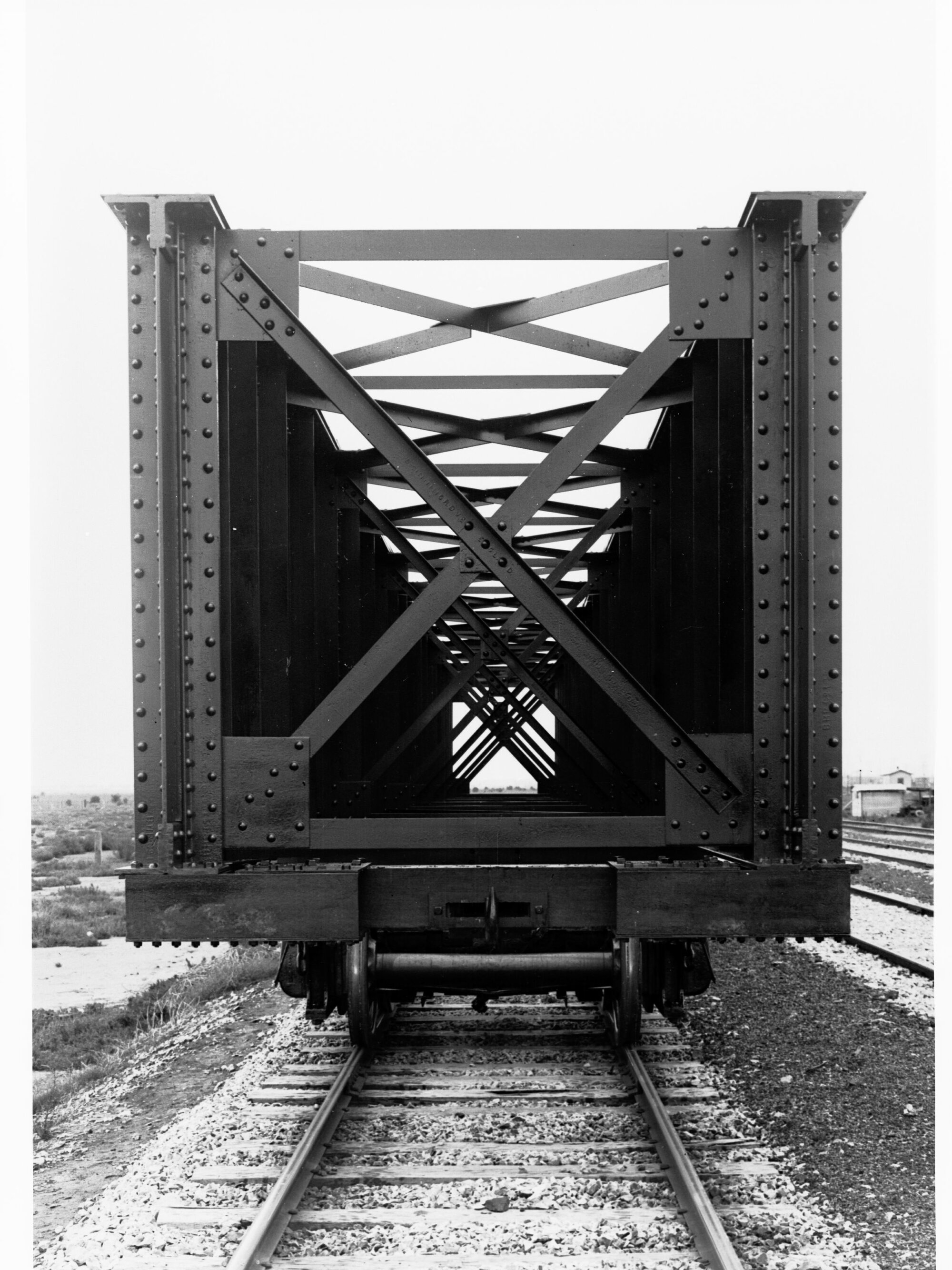 Girder for Light River Railway Bridge, taken at Dry Creek