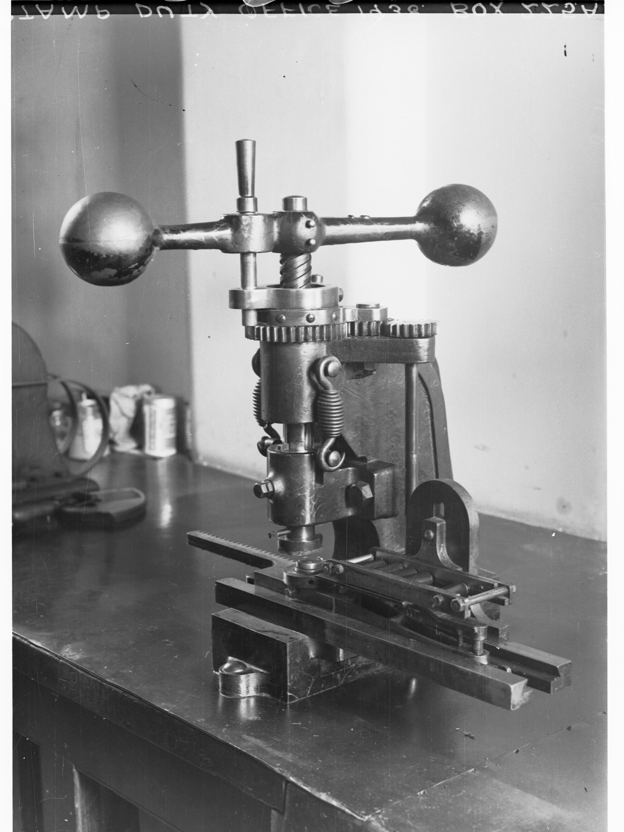 Stamp duty office, Victoria Square showing press