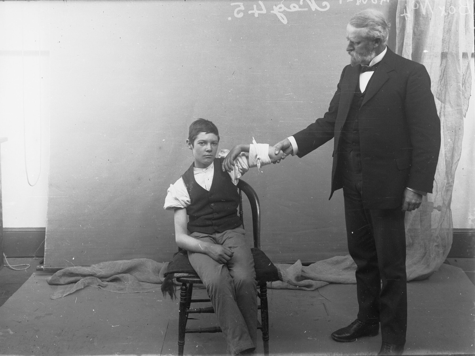 First Aid class showing Dr Rogers: class conducted by Dr Rogers