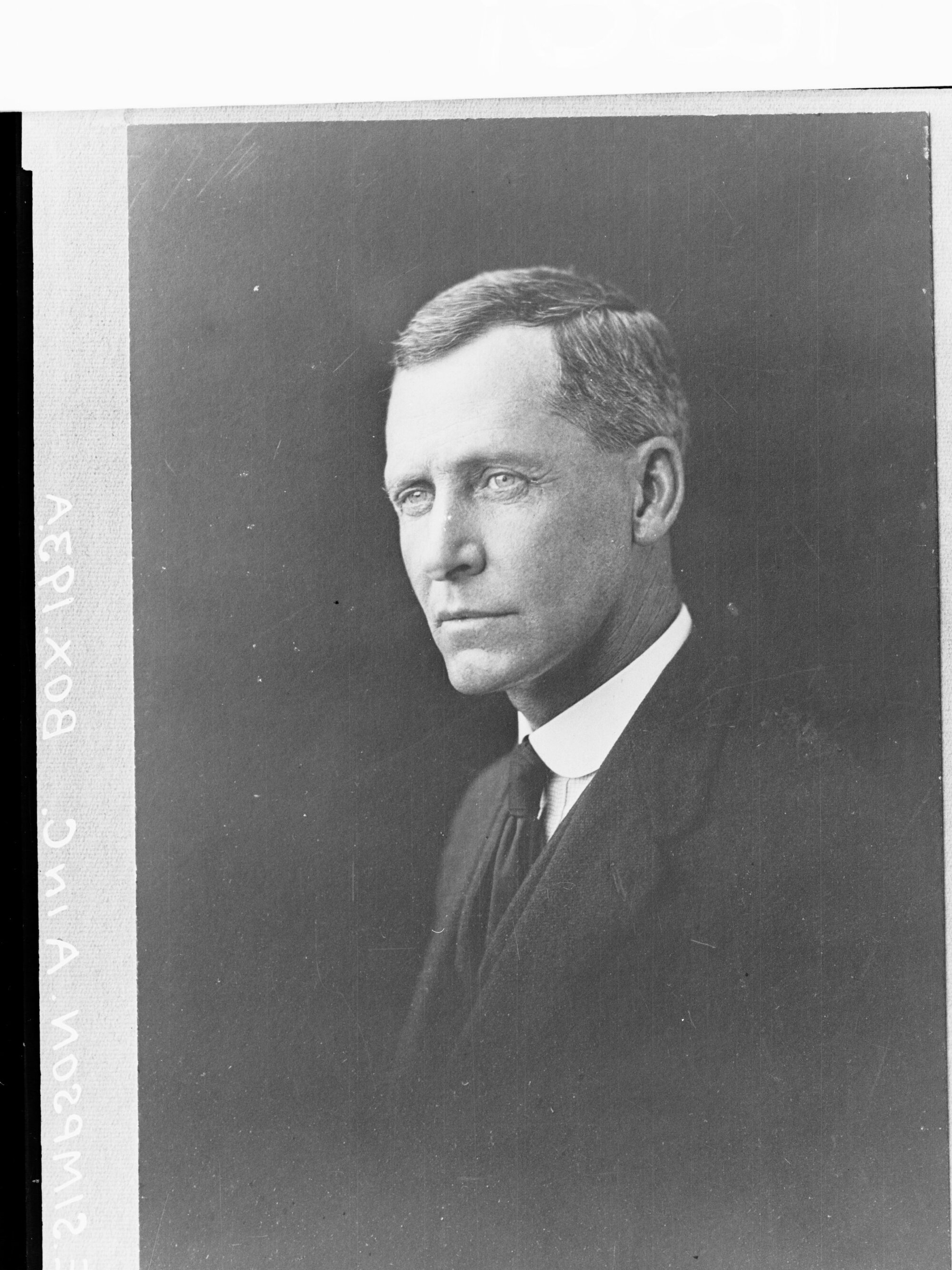 Portrait of A. E. Simpson - Architect in Chief