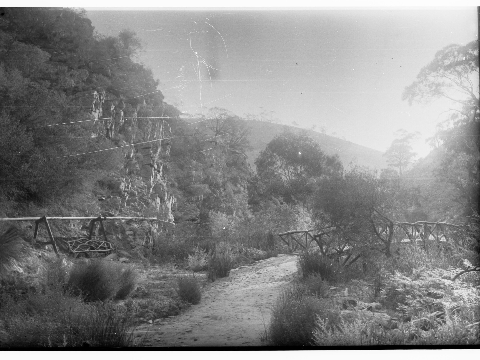 Path and bridge at Morialta Reserve