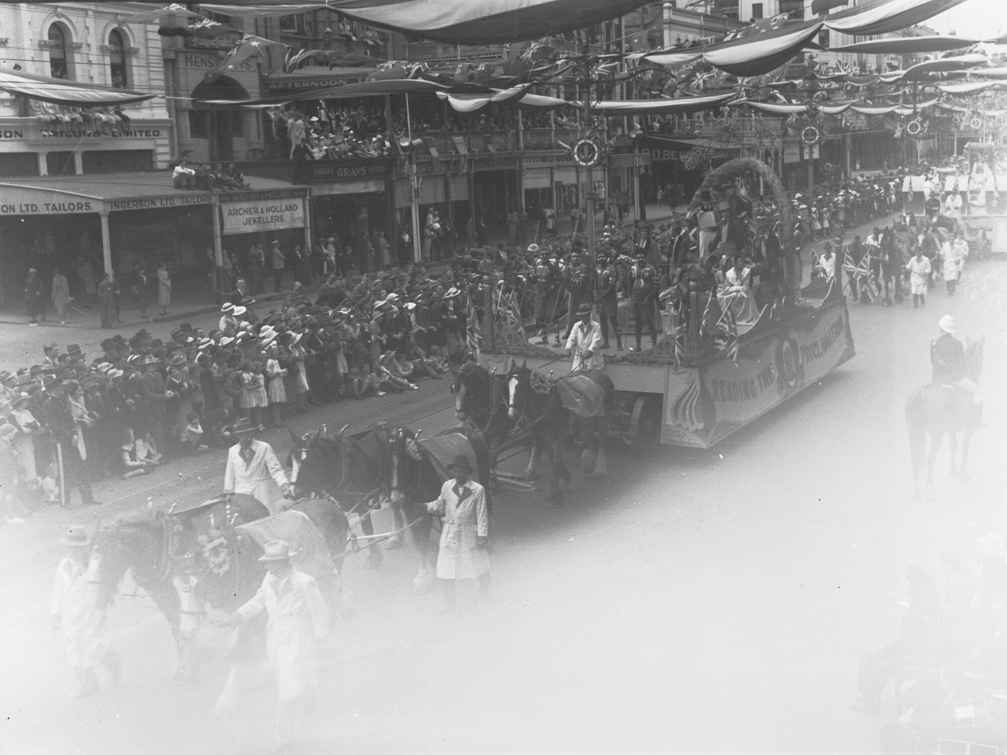 Pageant of progress King William Street Adelaide centenary