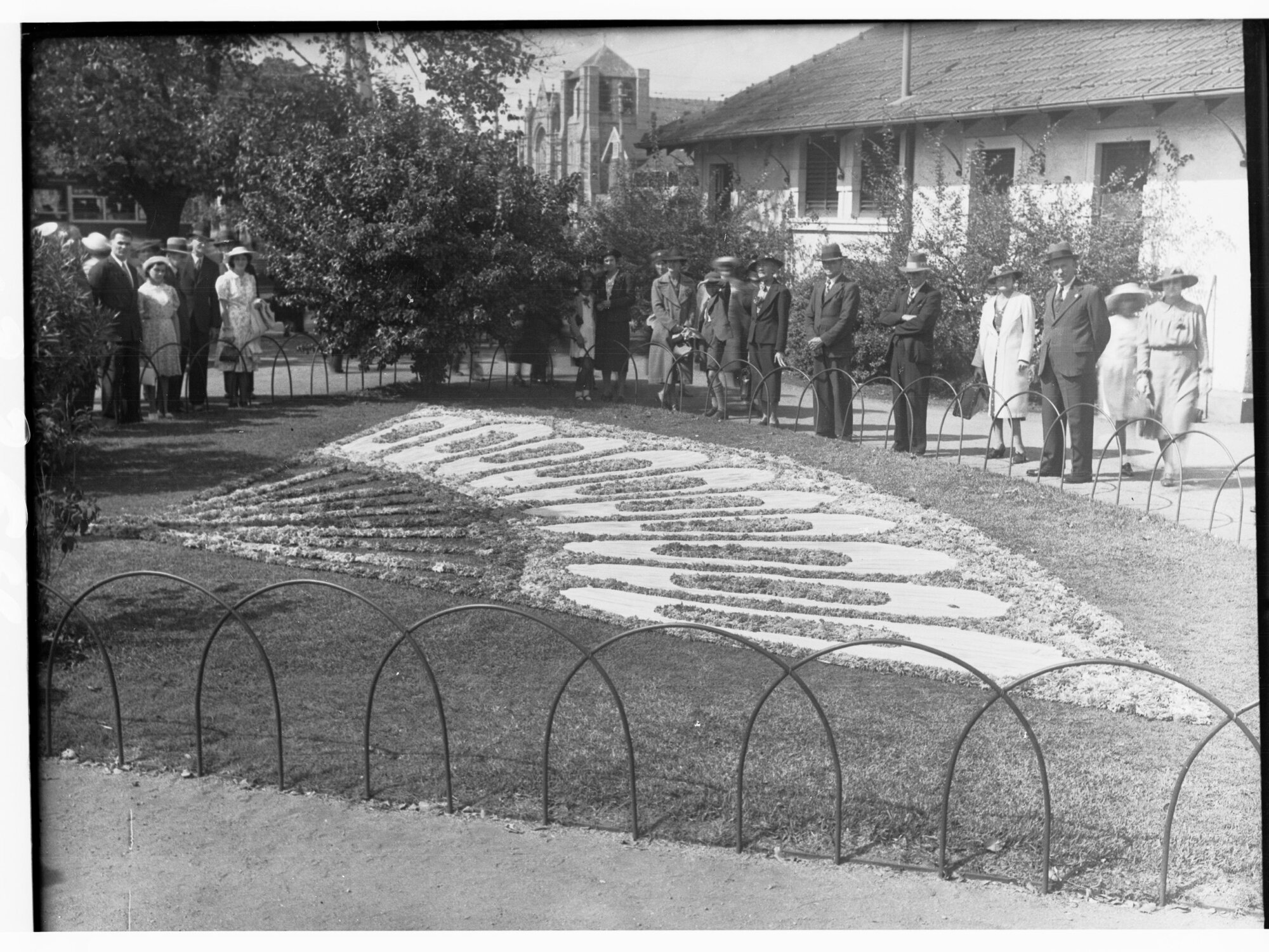 Flower Display Showing People, Flower Day