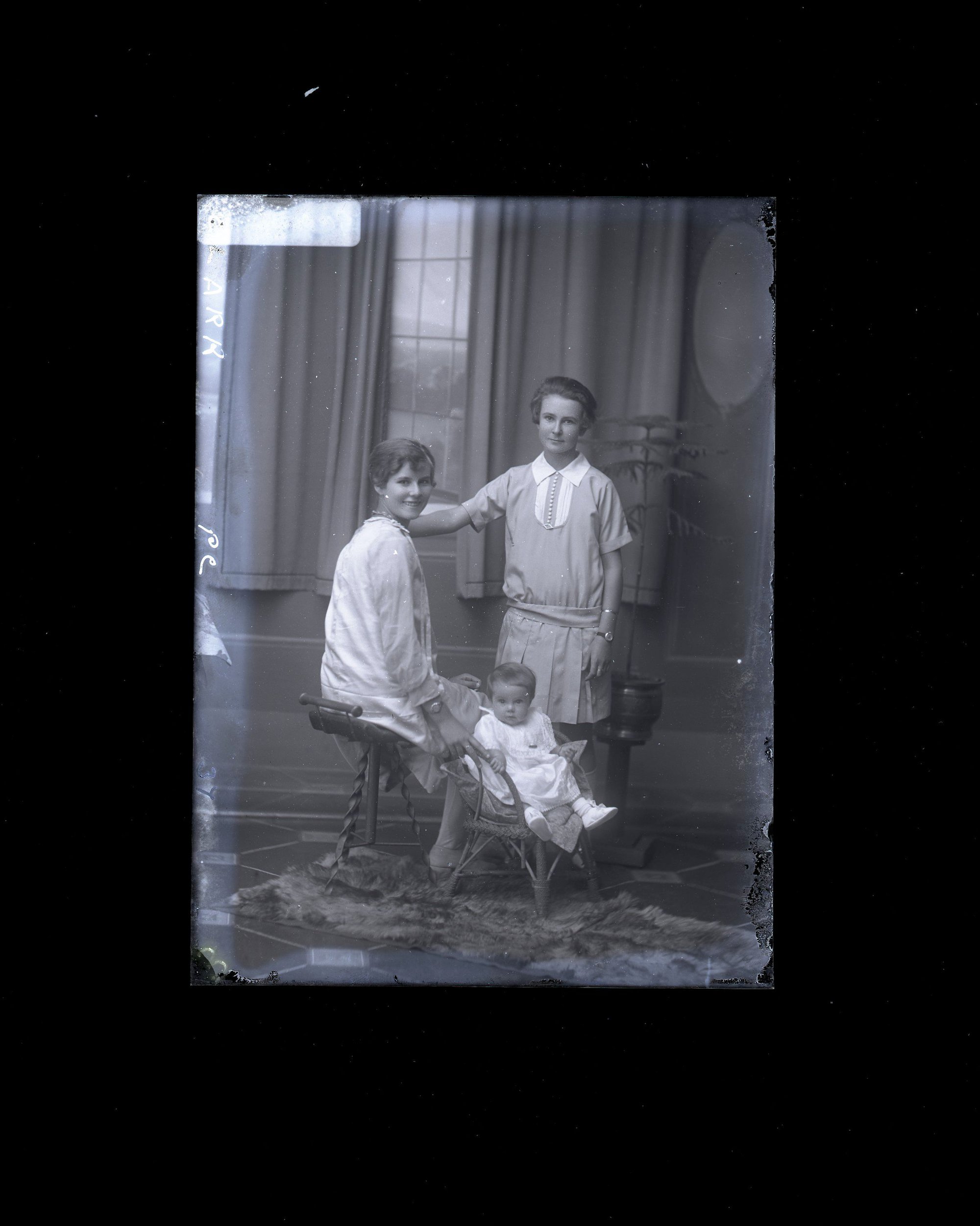 Two Women and Child - Clark